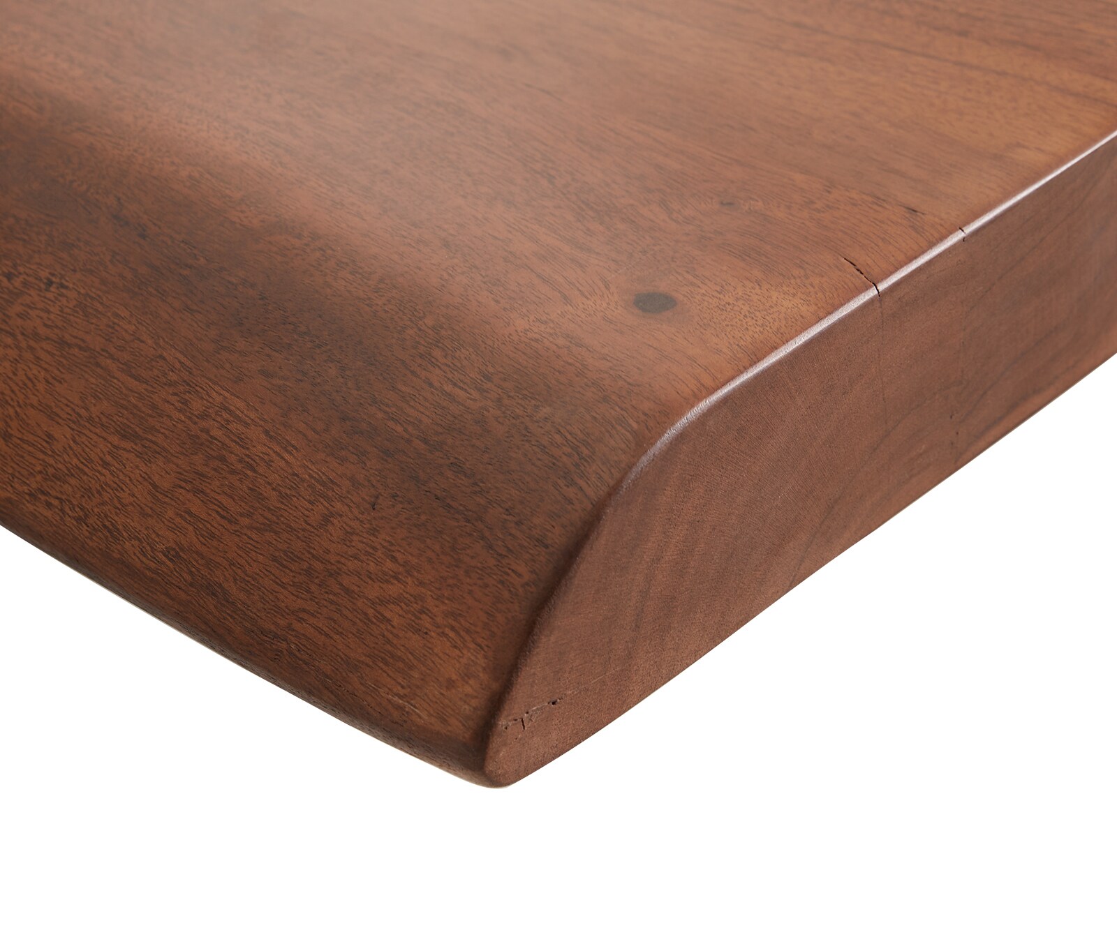 Esstisch Edge 300x100 XL Akazie Braun Spider Flachstahl Edelstahl Live-Edge 5