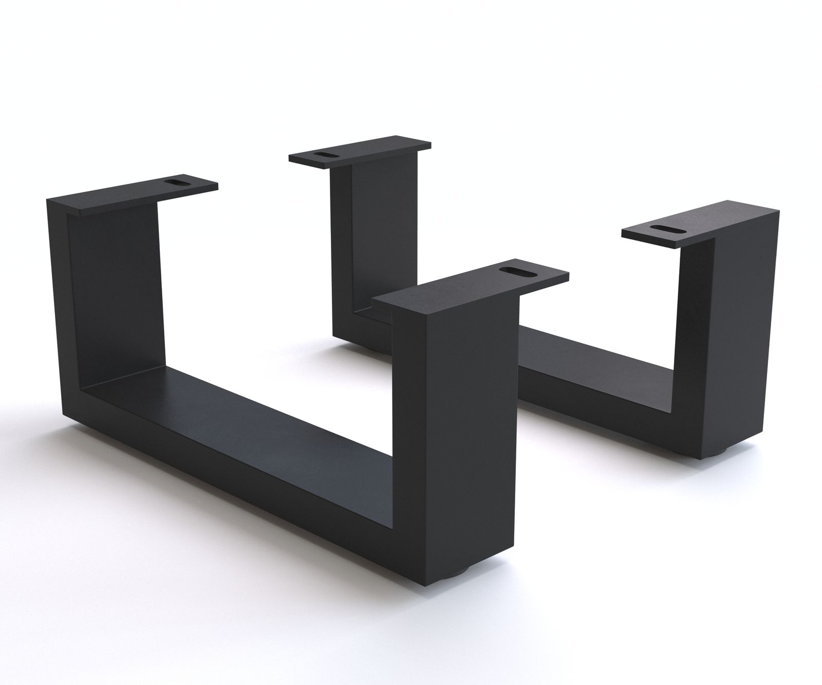 Fuß Kufe 12,5 cm Metall Schwarz für Kastenmöbel der Tiefe 40 cm (2er Set) Fuß Kufe 12,5 cm Metall Schwarz für Kastenmöbel der Tiefe 40 cm (2er Set)