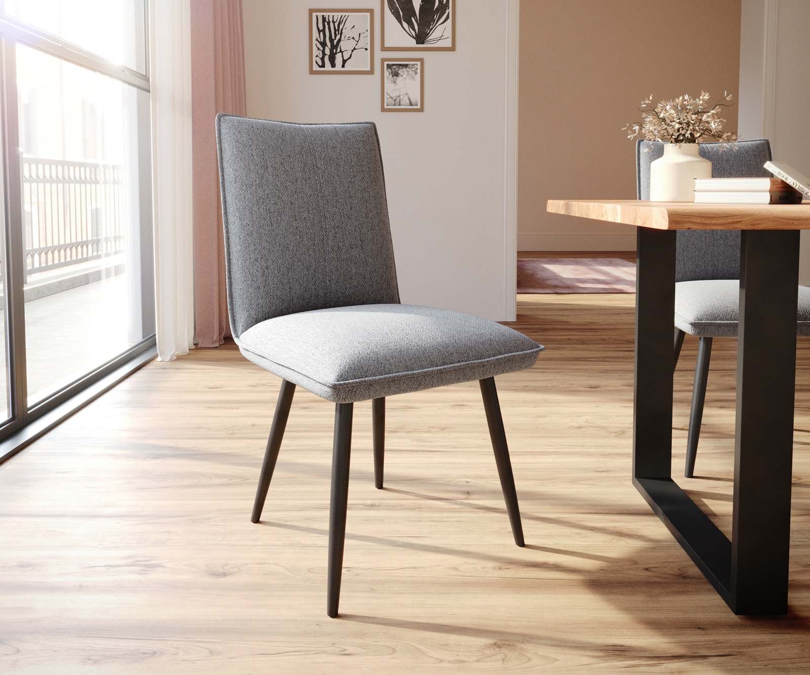 Cantilever Lelio-Flex cuir véritable noir cantilever plat noir ressorts ensachés 3 Cantilever Lelio-Flex cuir véritable noir cantilever plat noir ressorts ensachés 3