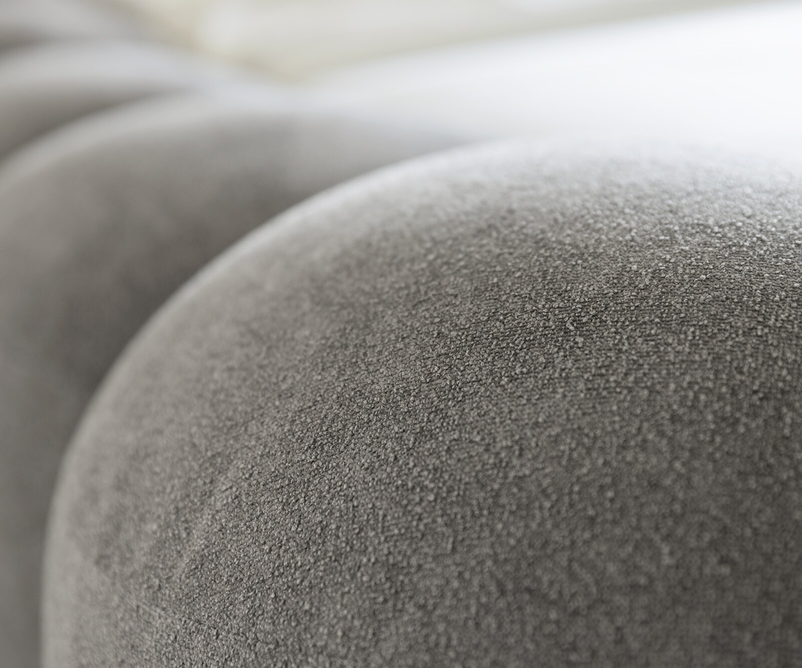 Polsterbettgestell Perlla 180x200 cm Strukturstoff Soft Grau 3