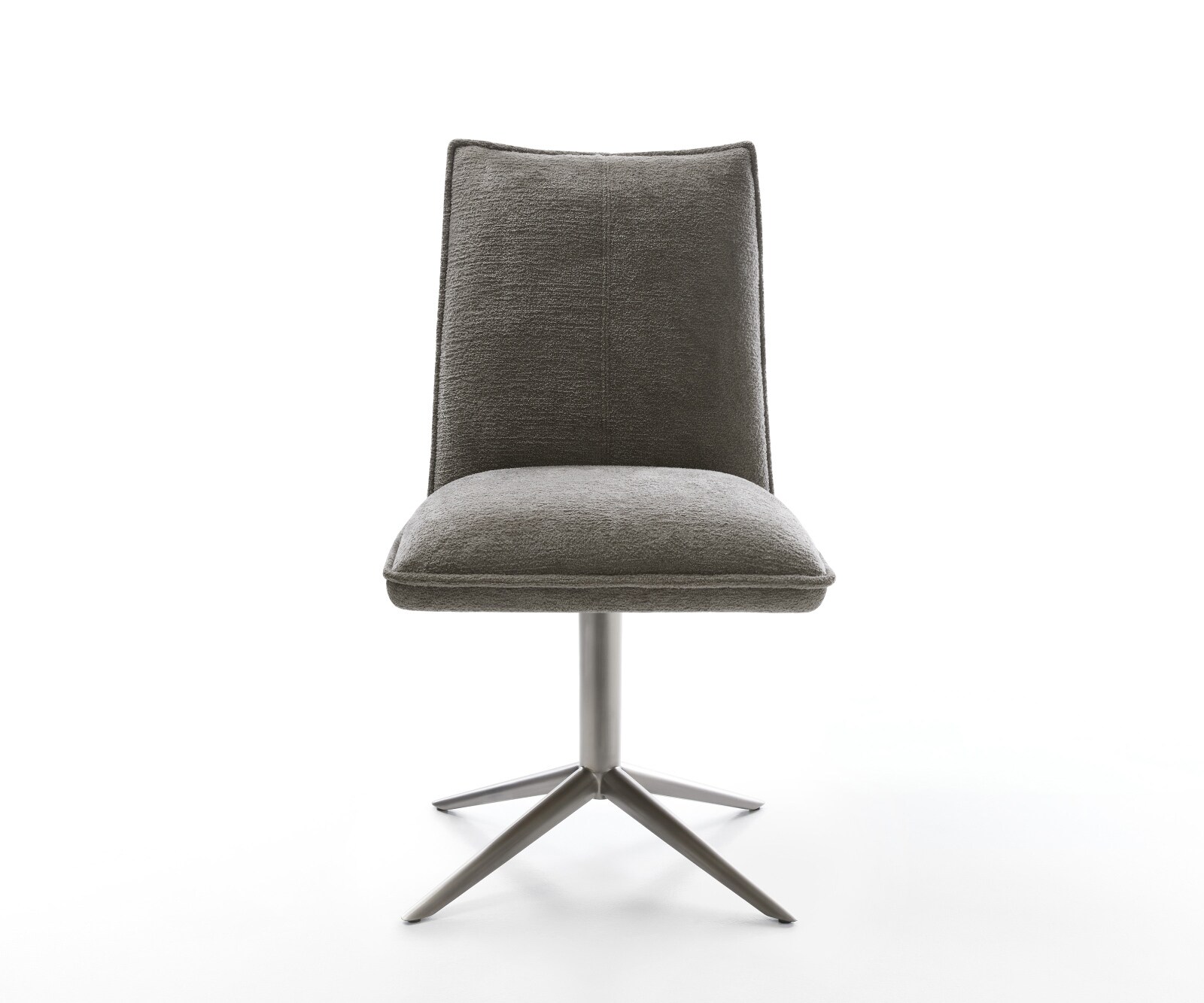 Drehstuhl Lelio-Flex Bouclé Soft Schlamm Fußkreuz Graphit 360° drehbar Wippfunktion Taschenfederkern 2