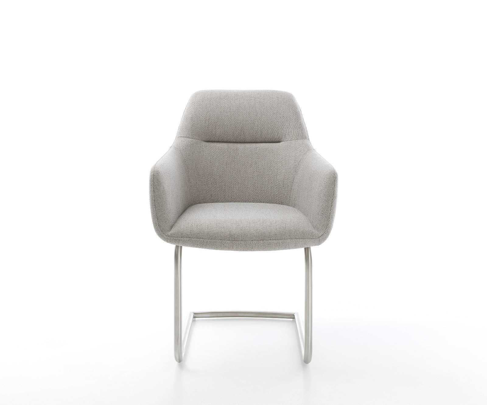 Freischwinger Pejo-Flex Stripes Hellgrau Freischwinger rund Edelstahl Taschenfederkern 1 Freischwinger Pejo-Flex Stripes Hellgrau Freischwinger rund Edelstahl Taschenfederkern 1