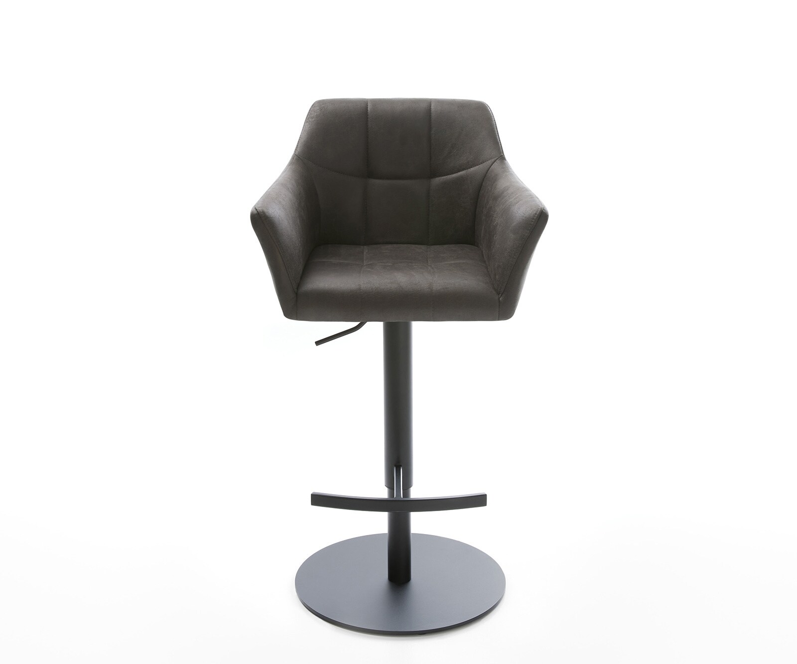 Barstuhl Yulo-Flex Vintage Anthrazit Drehfuß höhenverstellbar Metall 2