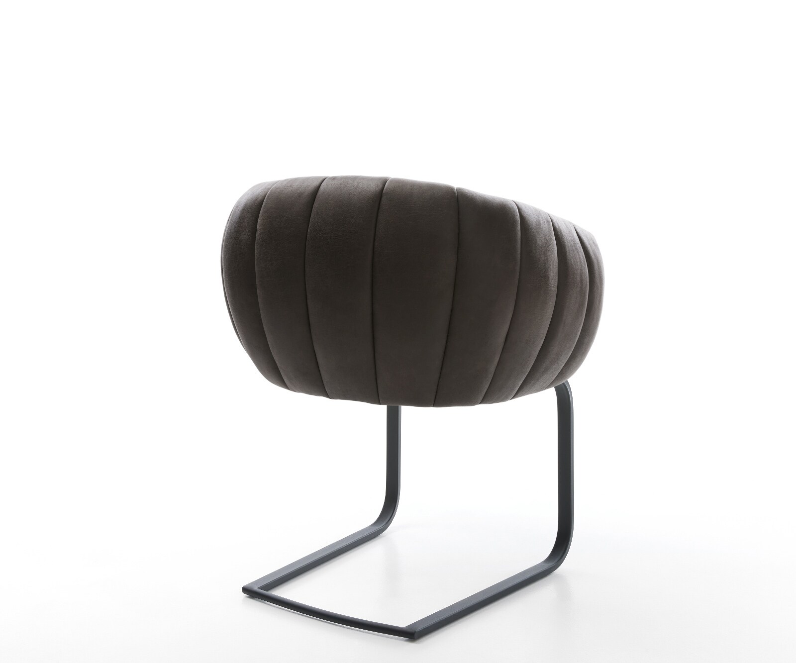 Freischwinger Jada-Flex Mikrofaser Anthrazit Vintage Freischwinger flach Schwarz Taschenfederkern 5