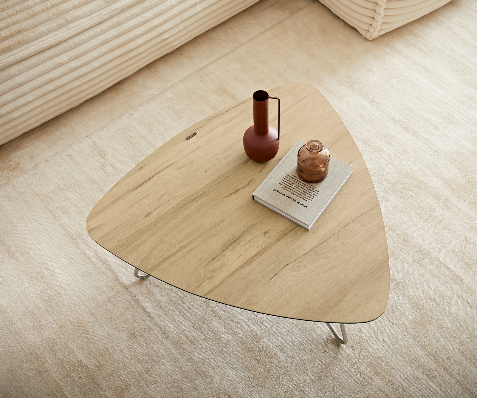 Couchtisch Ekrem 88x85 cm Keramik Laminam® Sabbia Eichefarbig Hairpin rund Edelstahl 4 Couchtisch Ekrem 88x85 cm Keramik Laminam® Sabbia Eichefarbig Hairpin rund Edelstahl 4