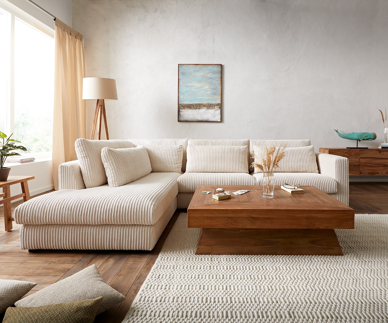 Ecksofa Isla 330x225 cm mit Ottomane 1 Ecksofa Isla 330x225 cm mit Ottomane 1