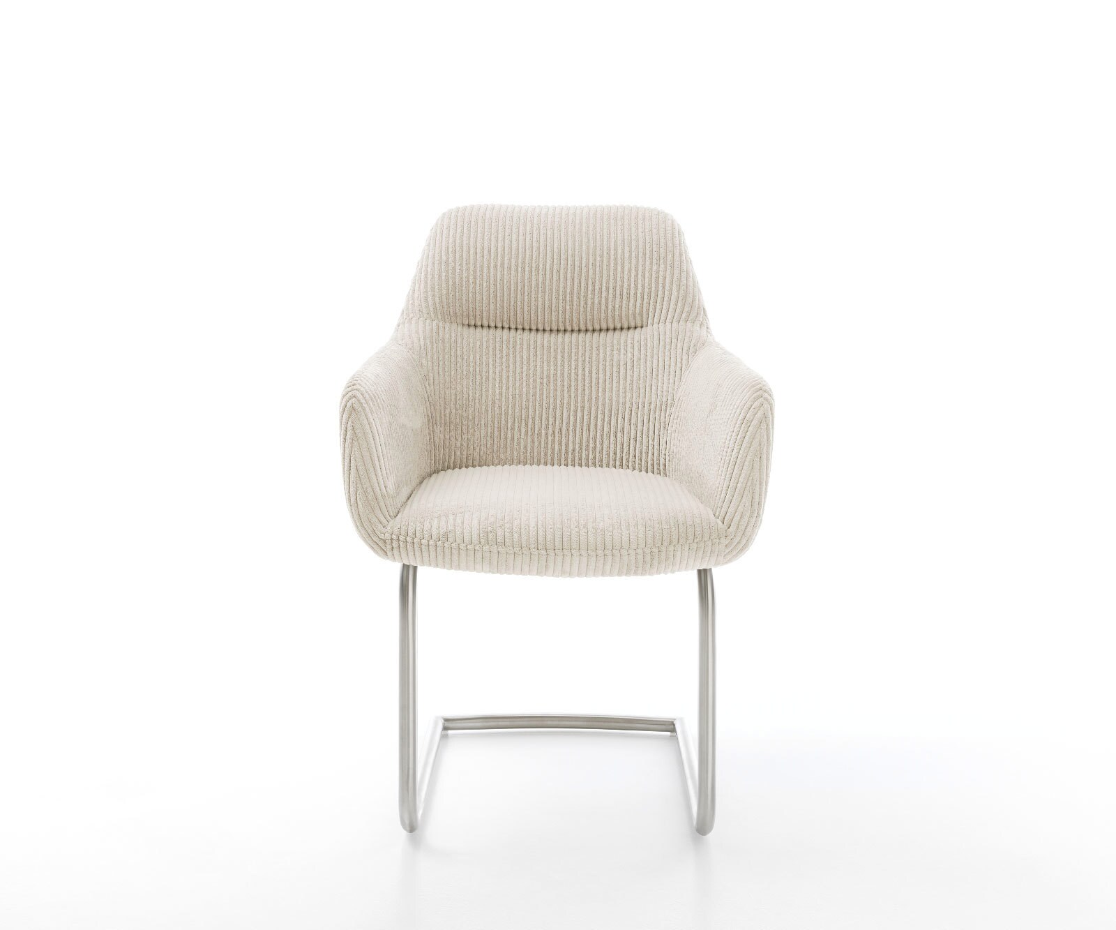 Freischwinger Pejo-Flex Cord Beige Freischwinger rund Edelstahl Taschenfederkern 1