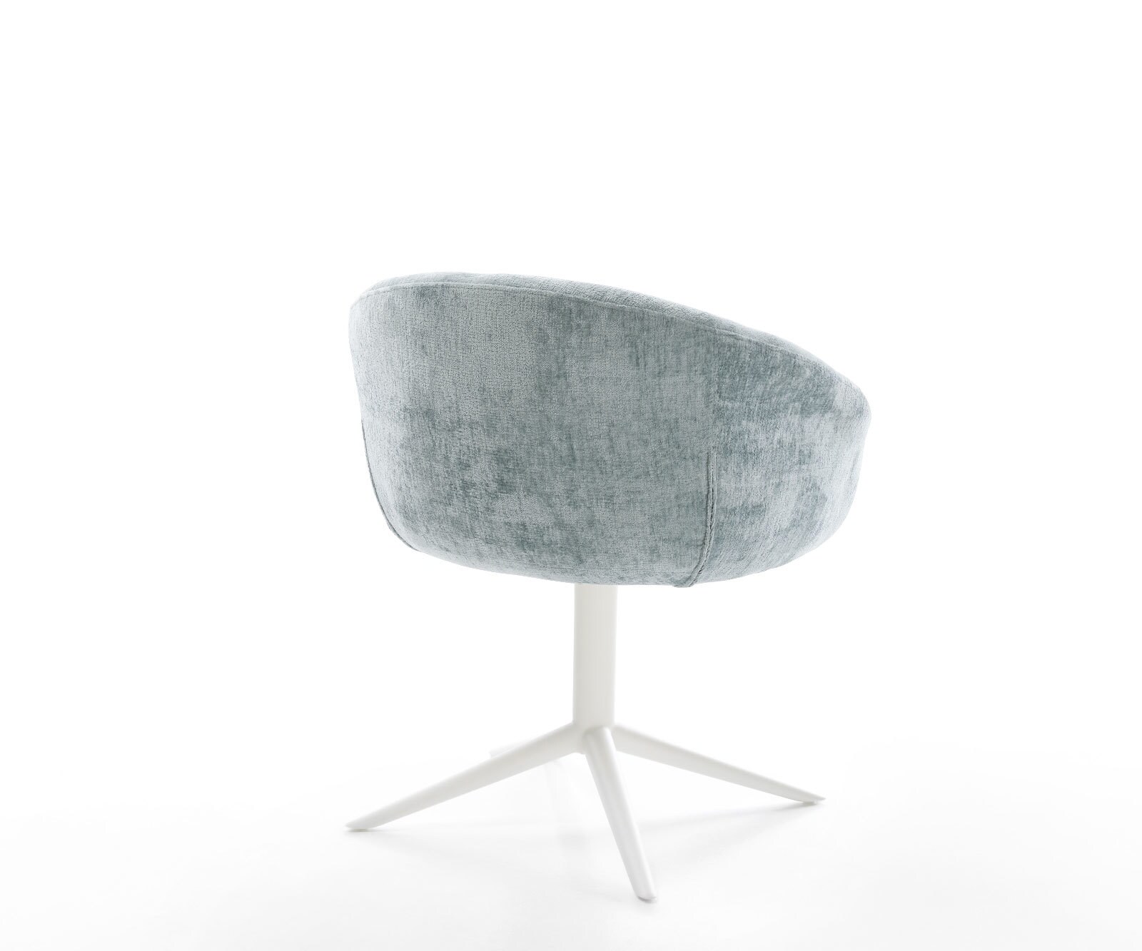 Drehstuhl Vinka-Flex mit Armlehnen Chenille Pastellblau Fußkreuz Weiß 360° drehbar Wippfunktion Taschenfederkern 4 Drehstuhl Vinka-Flex mit Armlehnen Chenille Pastellblau Fußkreuz Weiß 360° drehbar Wippfunktion Taschenfederkern 4