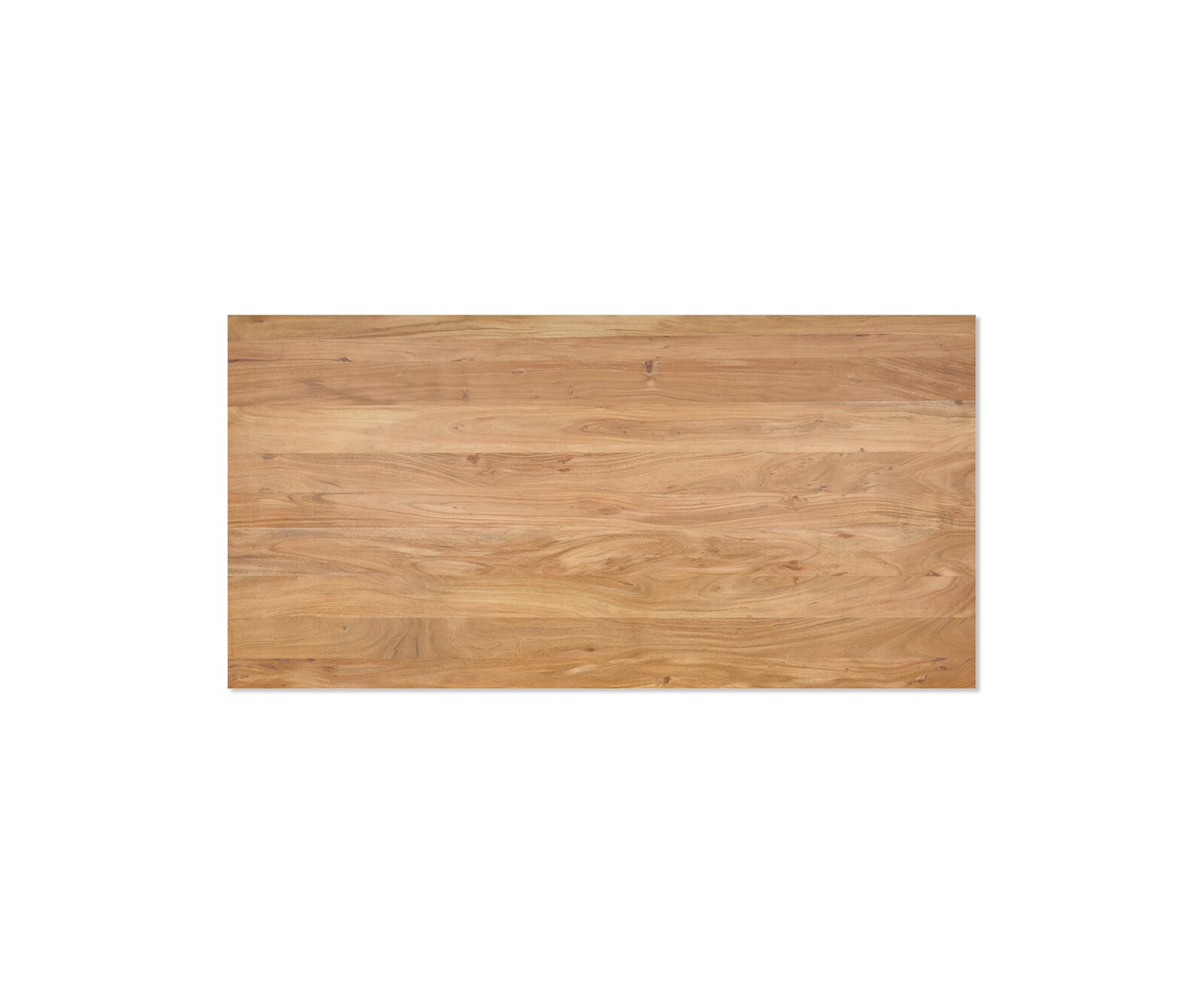 Esstisch Edge 200x100 Akazie Natur Metall Schräg Schweizer Kante 3
