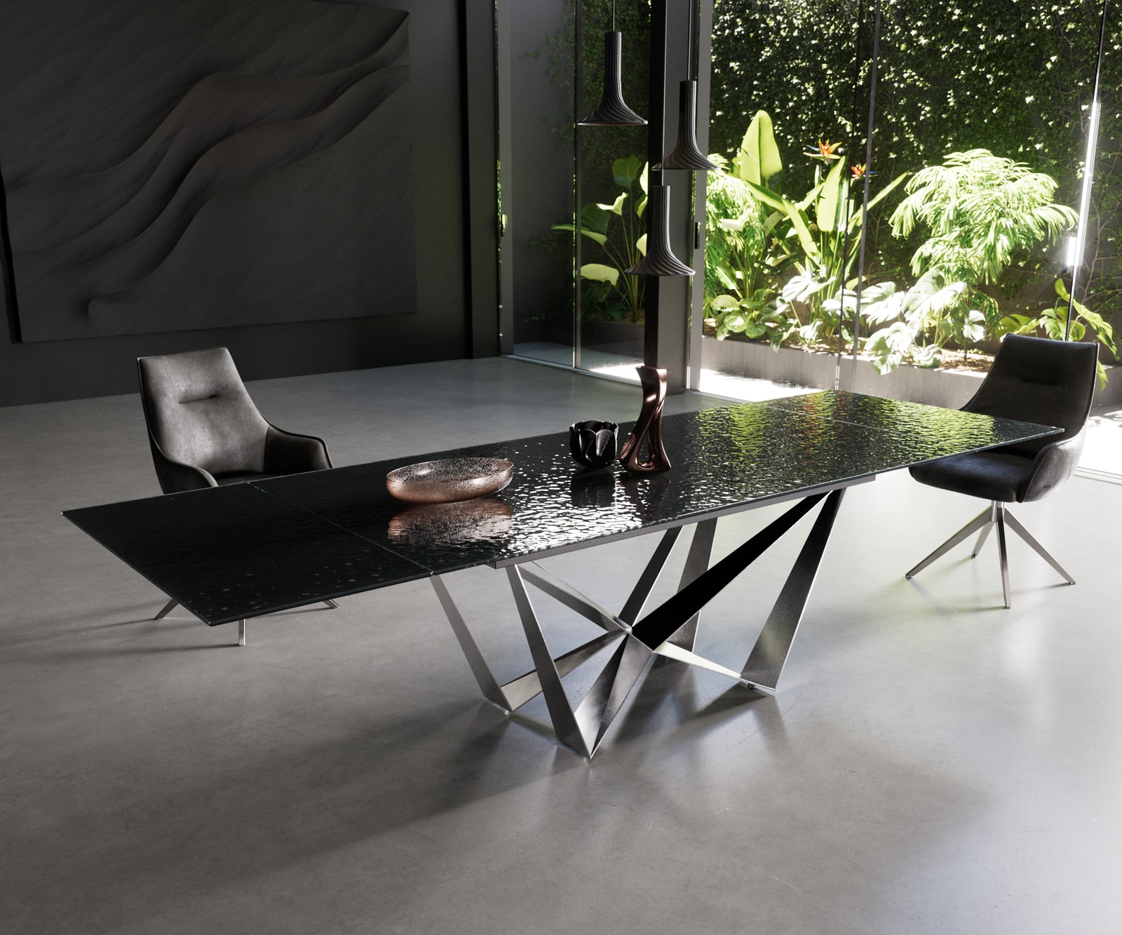 Tischgestell Spider Edelstahl Silber für Ausziehtische von 180-300 cm 1 Tischgestell Spider Edelstahl Silber für Ausziehtische von 180-300 cm 1