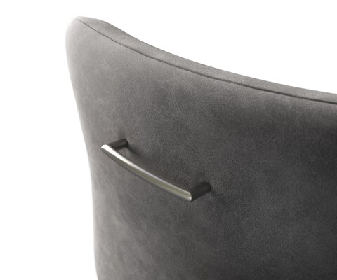 Barstuhlgriff Flex-Rund Edelstahl Silber