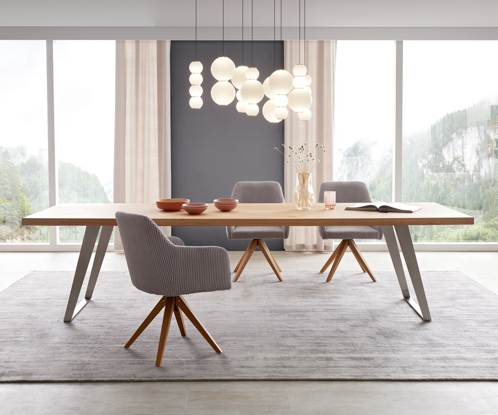 Esstisch Edge Massivholz Rechteck