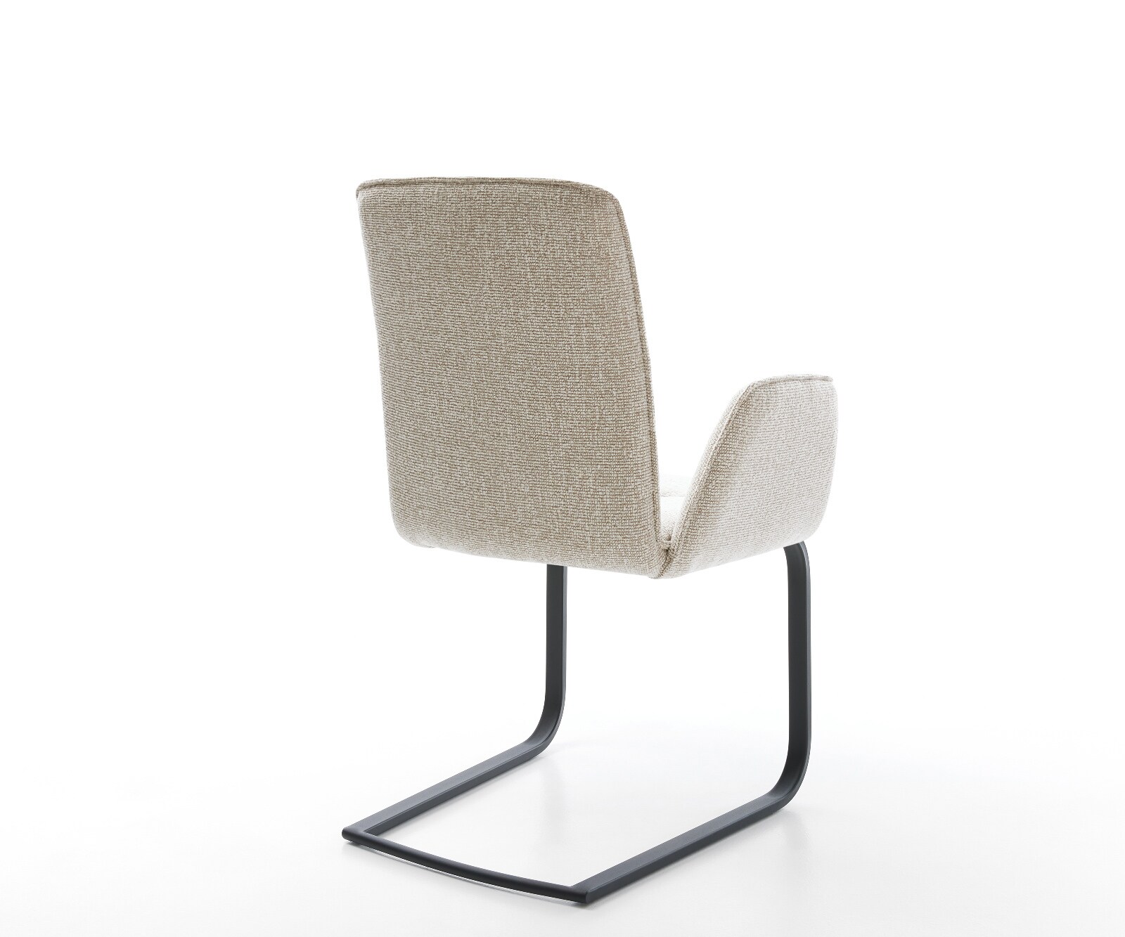 Freischwinger Vinja-Flex Webstoff Soft Beige Freischwinger flach Schwarz 4