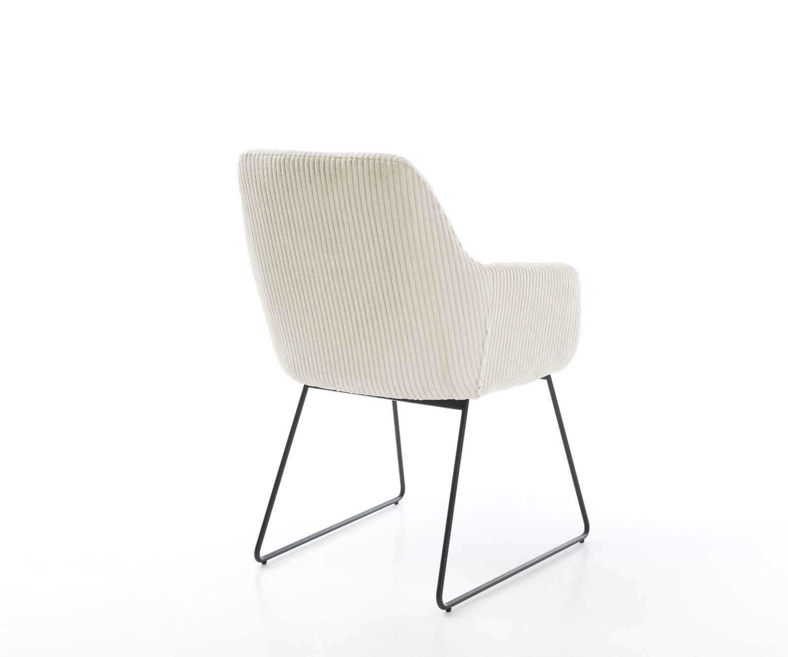 Esszimmerstuhl Pejo-Flex Cord Beige Kufengestell Schwarz Taschenfederkern 4 Esszimmerstuhl Pejo-Flex Cord Beige Kufengestell Schwarz Taschenfederkern 4