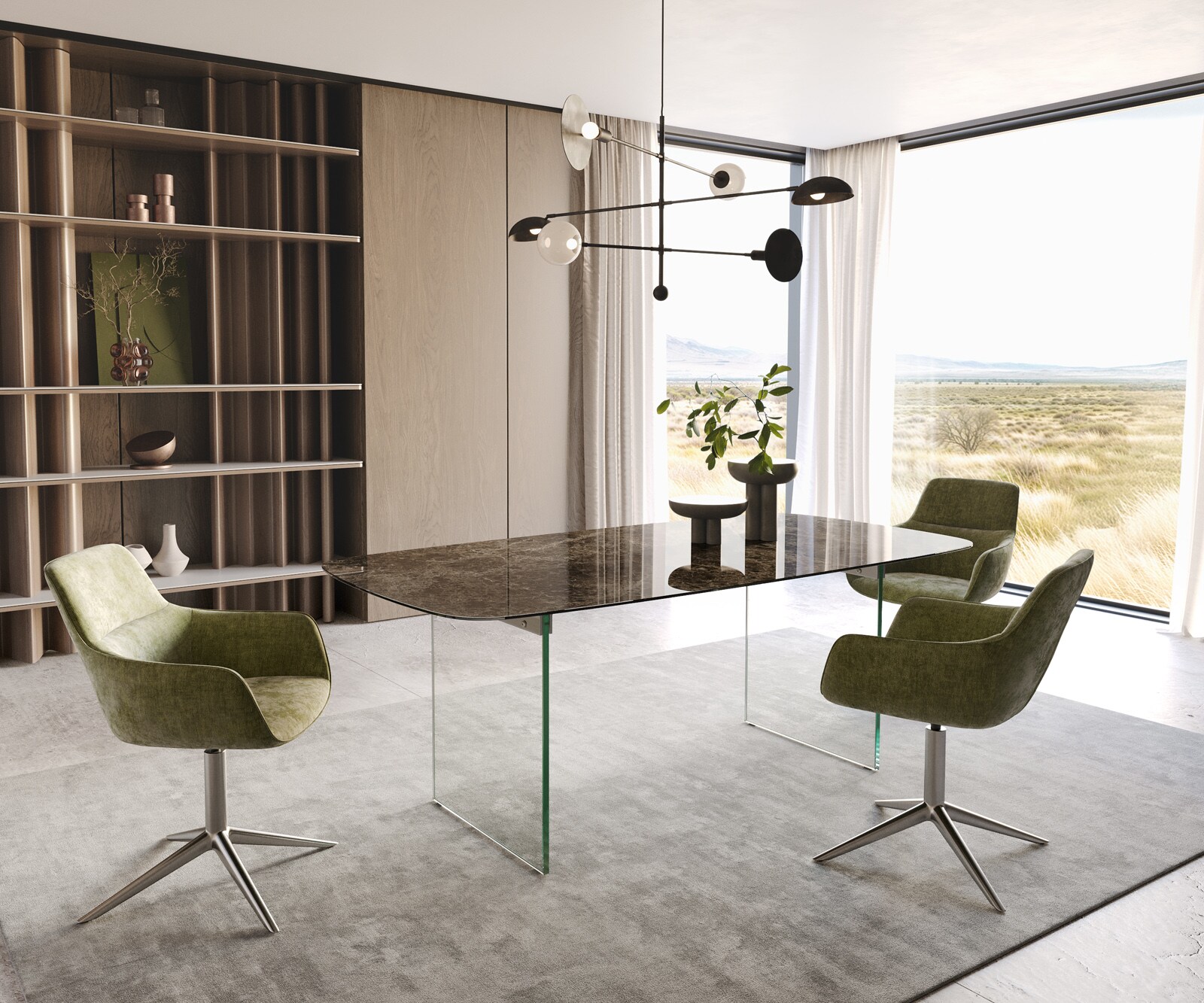 Tischgestell Glas (2er-Set) 1