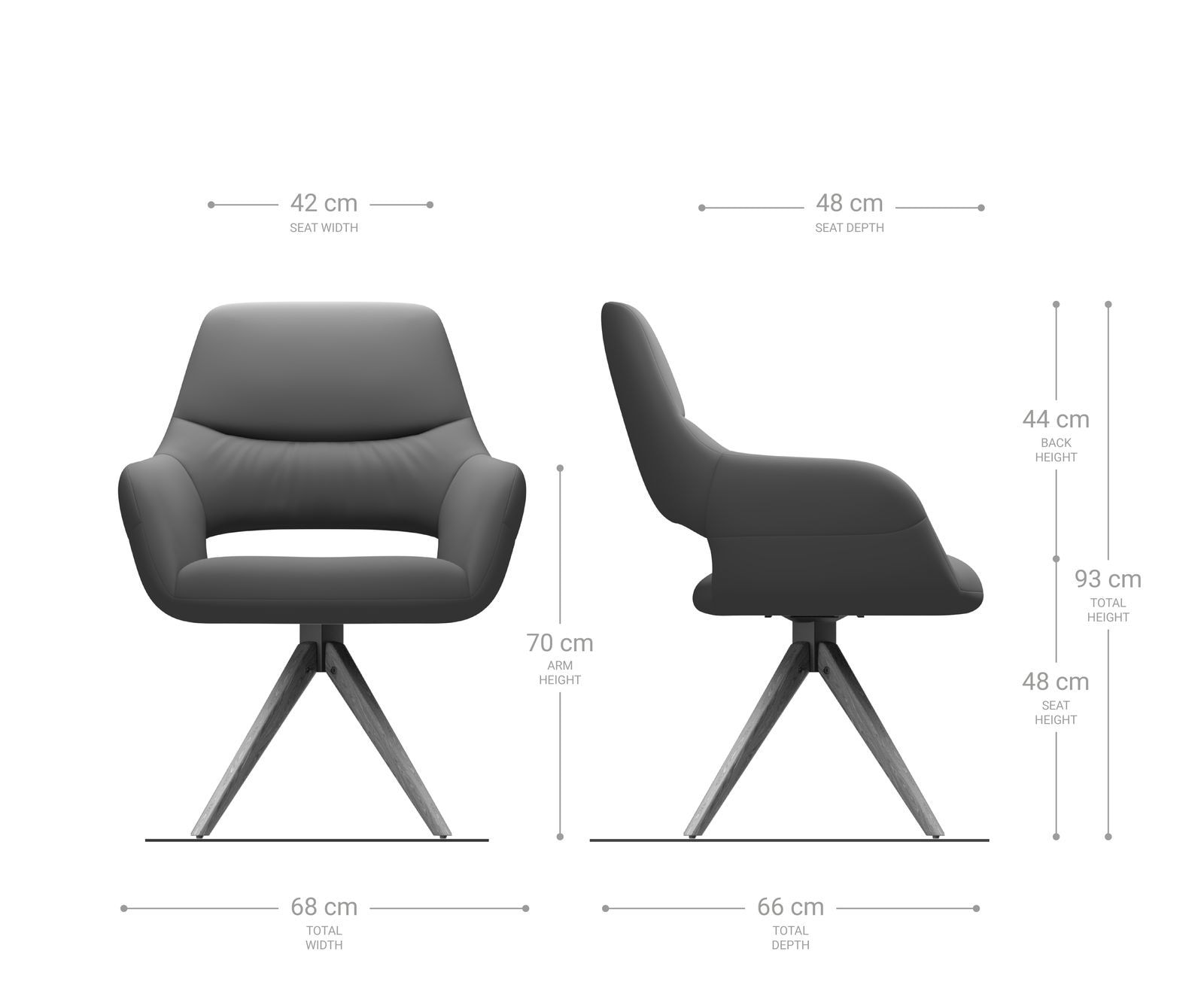 Esszimmerstuhl Yago-Flex mit Armlehnen Mikrofaser Taupe Vintage Holzgestell kantig Natur Taschenfederkern 6 Esszimmerstuhl Yago-Flex mit Armlehnen Mikrofaser Taupe Vintage Holzgestell kantig Natur Taschenfederkern 6