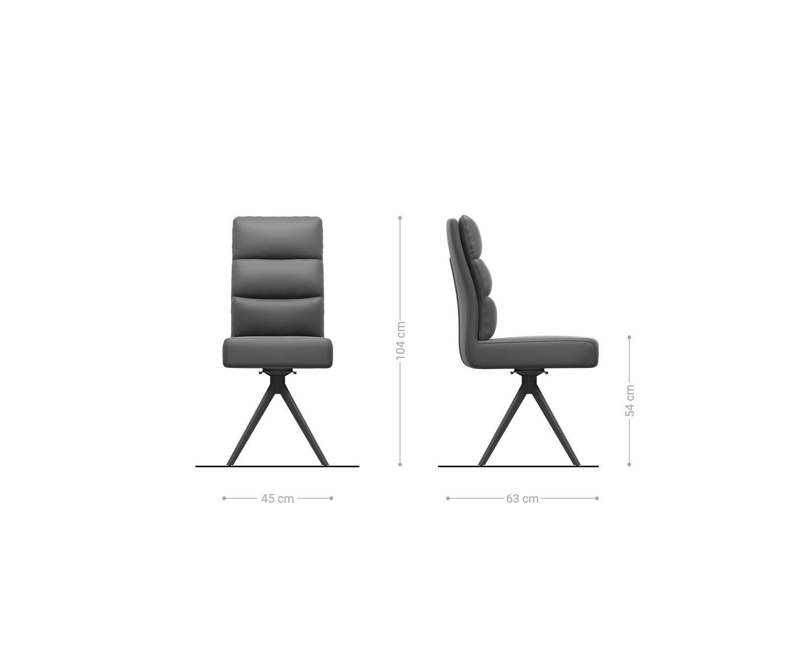 Chaise-de-salle-à-manger Pela-Flex microvelours taupe vintage pied croisé angulaire noir ressorts ensachés 5 Chaise-de-salle-à-manger Pela-Flex microvelours taupe vintage pied croisé angulaire noir ressorts ensachés 5