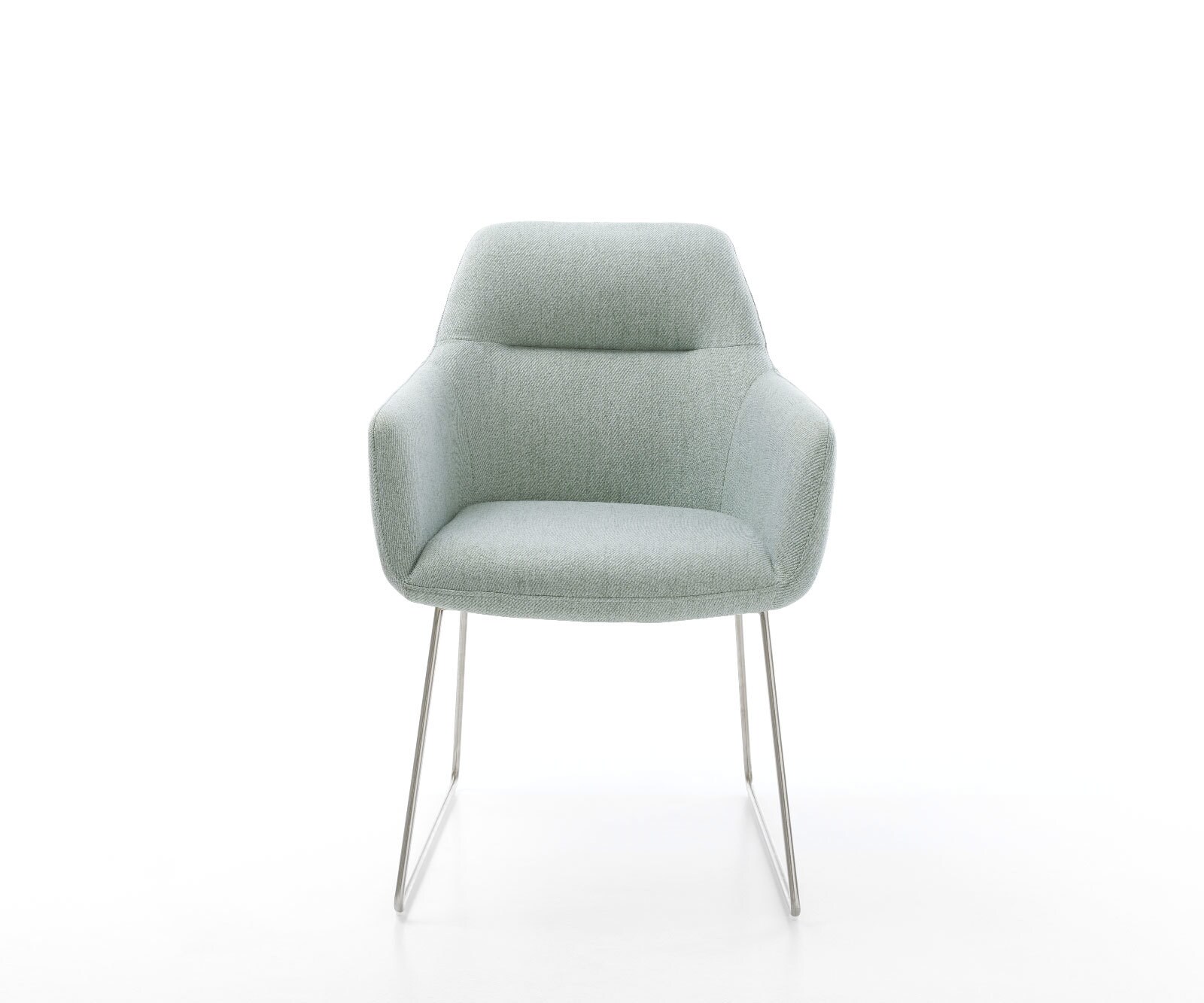 Esszimmerstuhl Pejo-Flex Stripes Mint Kufengestell Edelstahl Taschenfederkern 1 Esszimmerstuhl Pejo-Flex Stripes Mint Kufengestell Edelstahl Taschenfederkern 1
