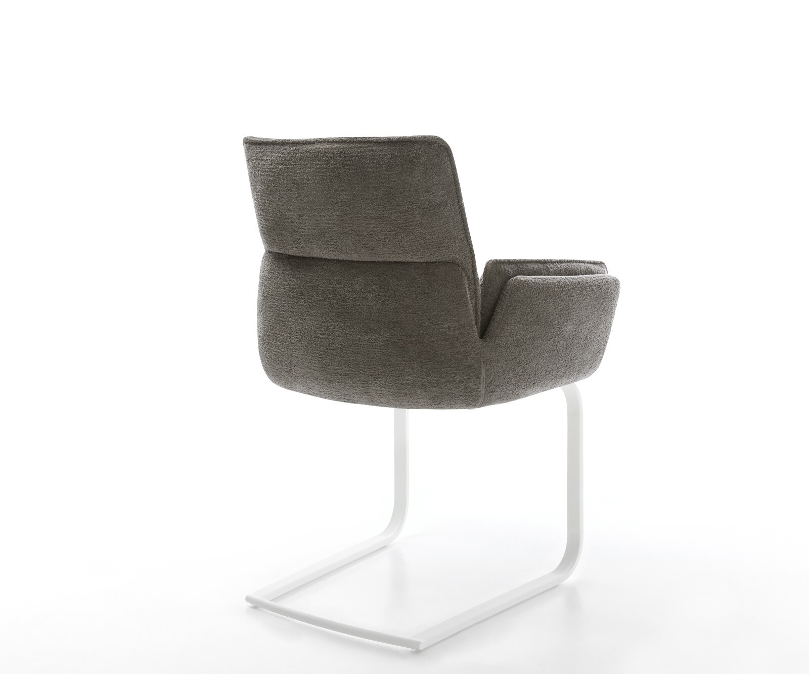 Freischwinger Nela-Flex Bouclé Soft Schlamm Freischwinger flach Weiß 4