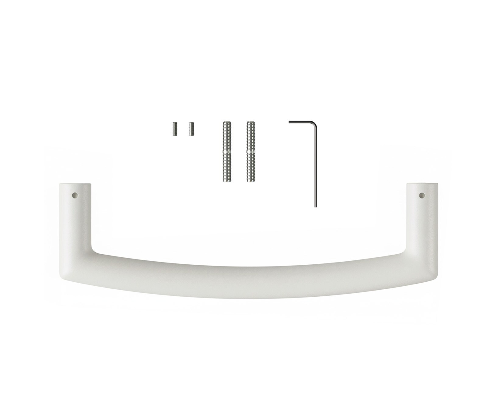 Poignée-de-chaise Flex-Rund métal blanc 1