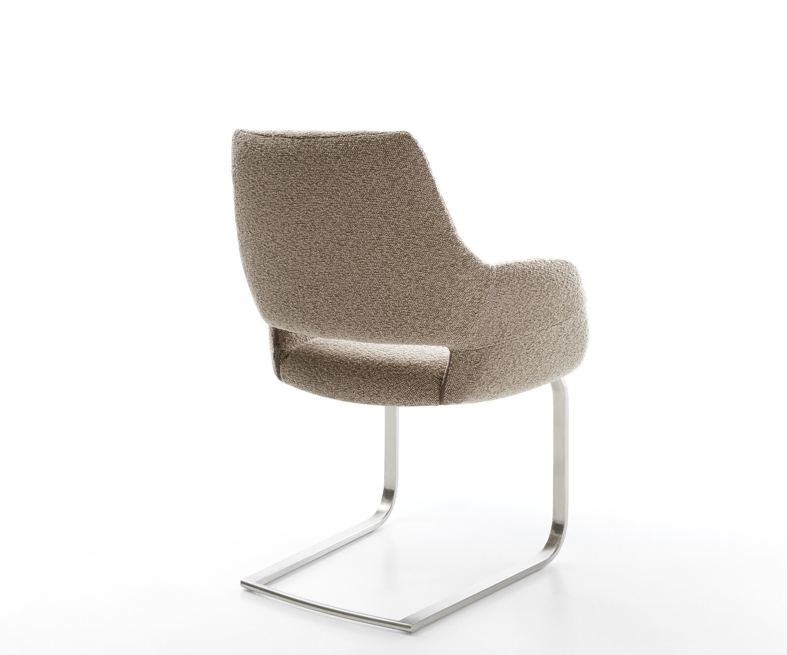 Cantilever Yago-Flex avec accoudoirs bouclé boue pied cantilever plat acier inoxydable ressorts ensachés 4