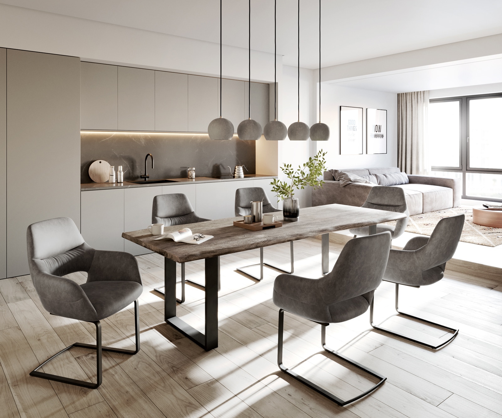 Freischwinger Yago-Flex mit Armlehnen Mikrofaser Anthrazit Vintage Freischwinger flach Schwarz Taschenfederkern 4 Freischwinger Yago-Flex mit Armlehnen Mikrofaser Anthrazit Vintage Freischwinger flach Schwarz Taschenfederkern 4