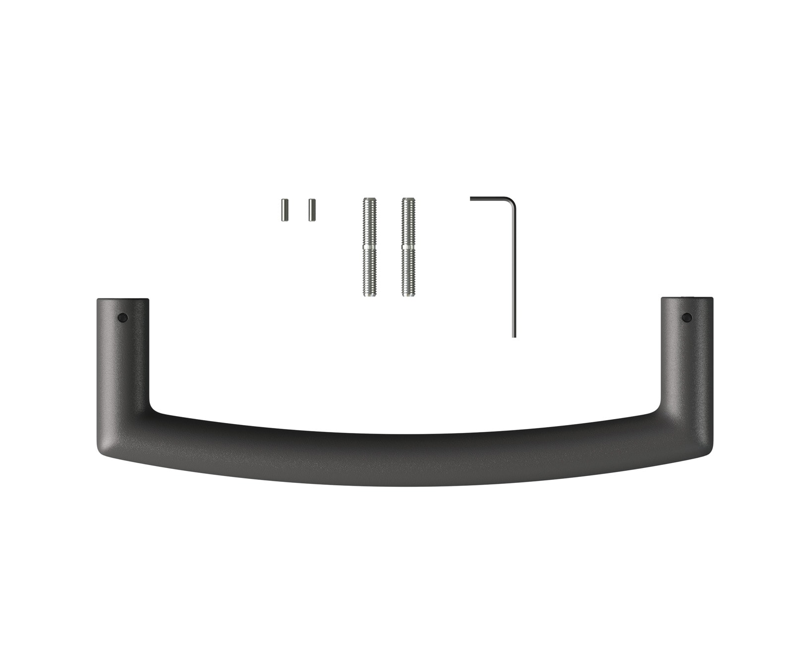 Barstuhlgriff Flex-Rund Metall Schwarz 1 Barstuhlgriff Flex-Rund Metall Schwarz 1