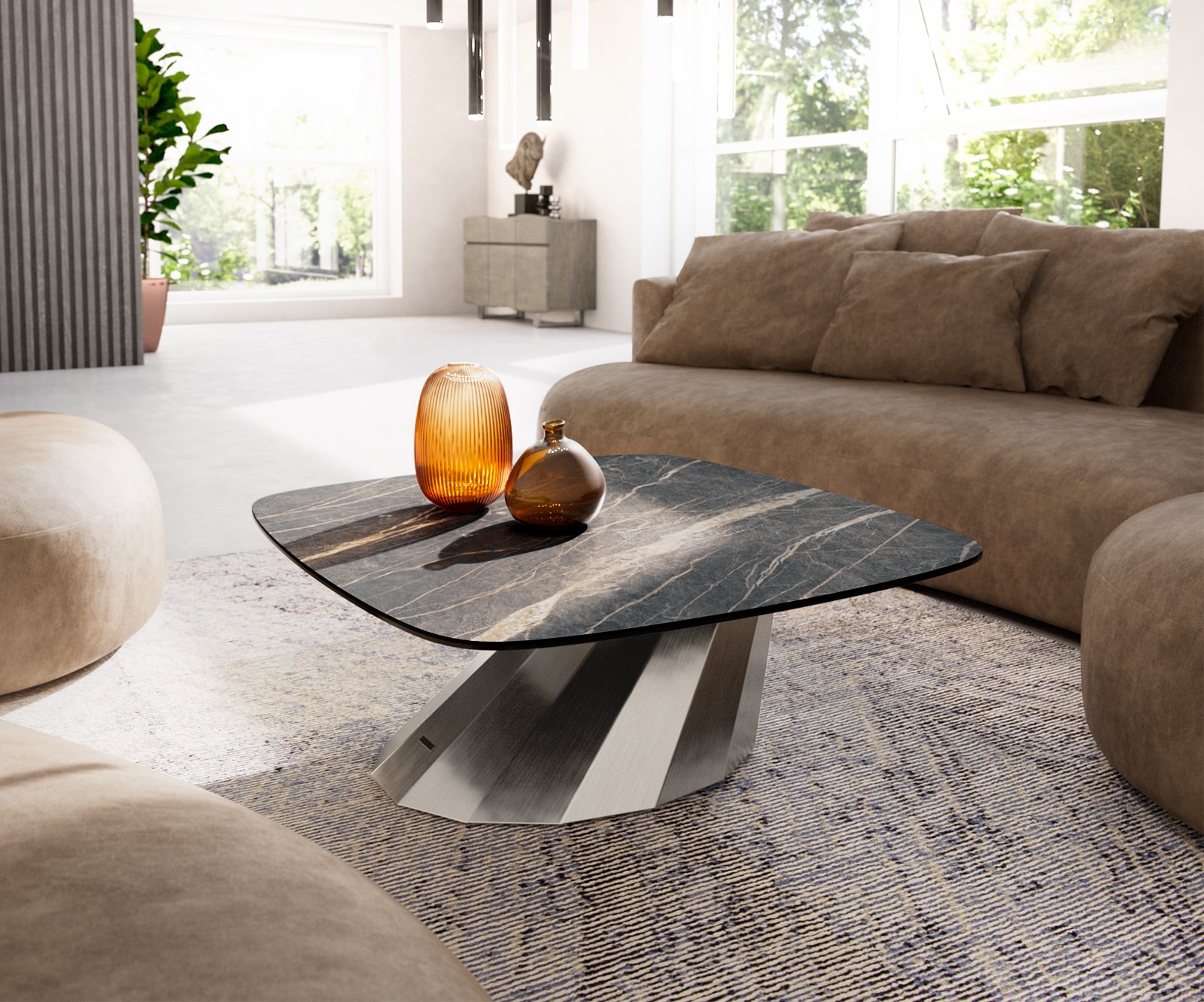 Couchtisch Edge Keramik Boot Couchtisch Edge Keramik Boot