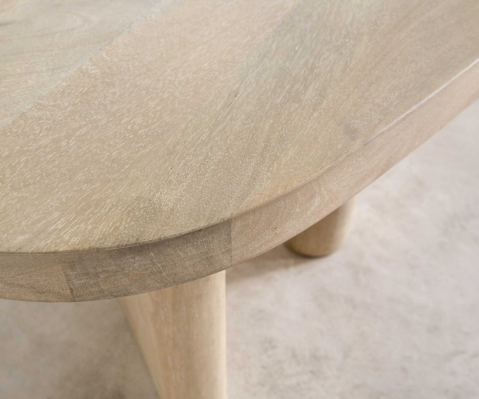 Couchtisch Wido 110x50 cm Mango White Wash 2