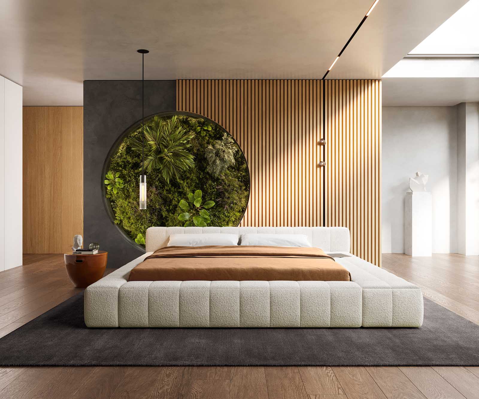 Polsterbettgestell Espazio 180x200 cm Bouclé Creme-Weiß mit Stauraum 1 Polsterbettgestell Espazio 180x200 cm Bouclé Creme-Weiß mit Stauraum 1