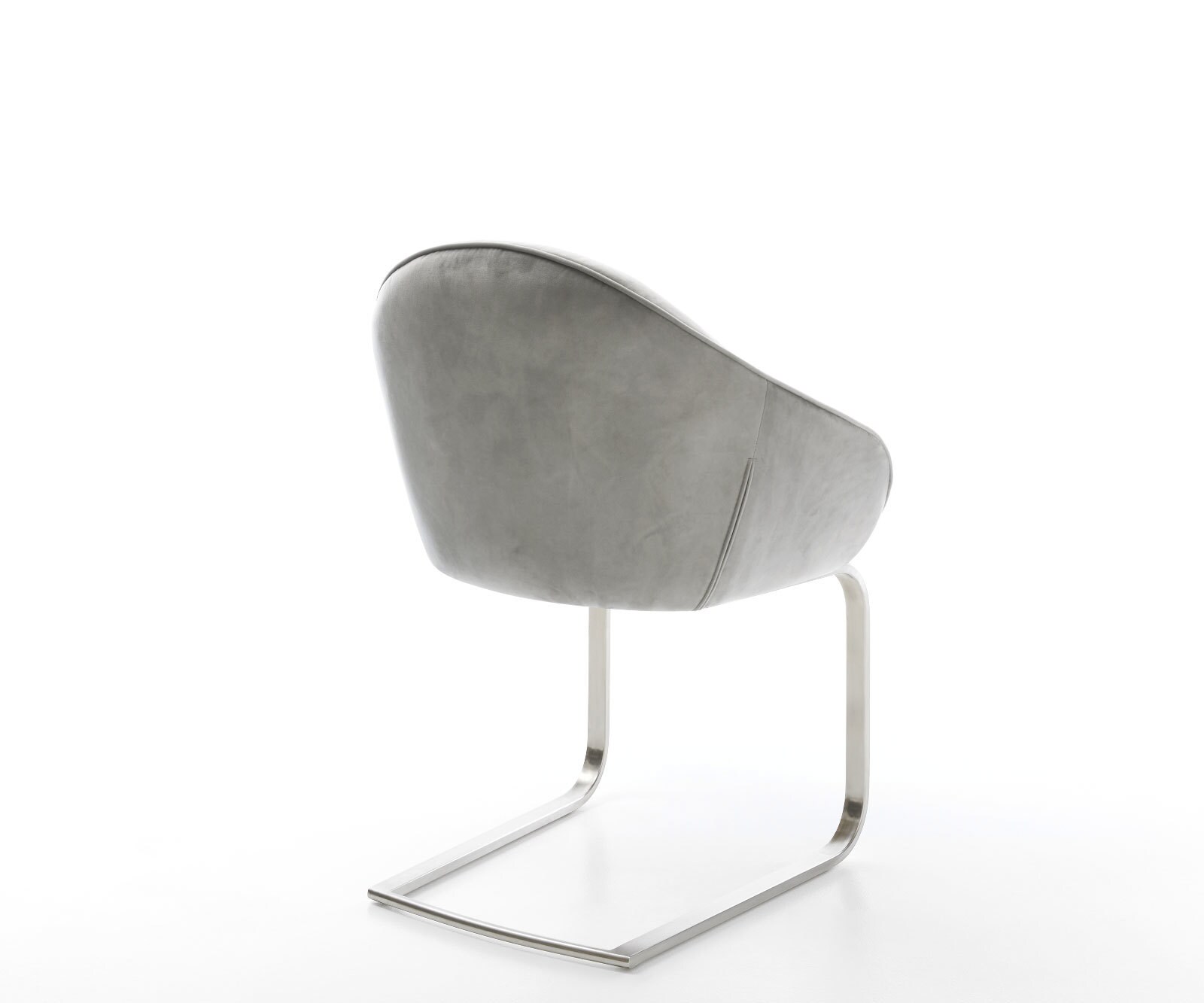 Freischwinger Gaio-Flex Samt Grau Freischwinger flach Edelstahl 3 Freischwinger Gaio-Flex Samt Grau Freischwinger flach Edelstahl 3