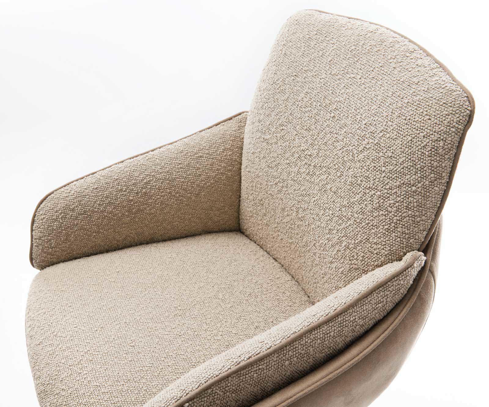 Chaise-de-bar Luan-Flex mélange de matériaux boue pied pivotant réglable en hauteur acier inoxydable pivotant ressorts ensachés 4
