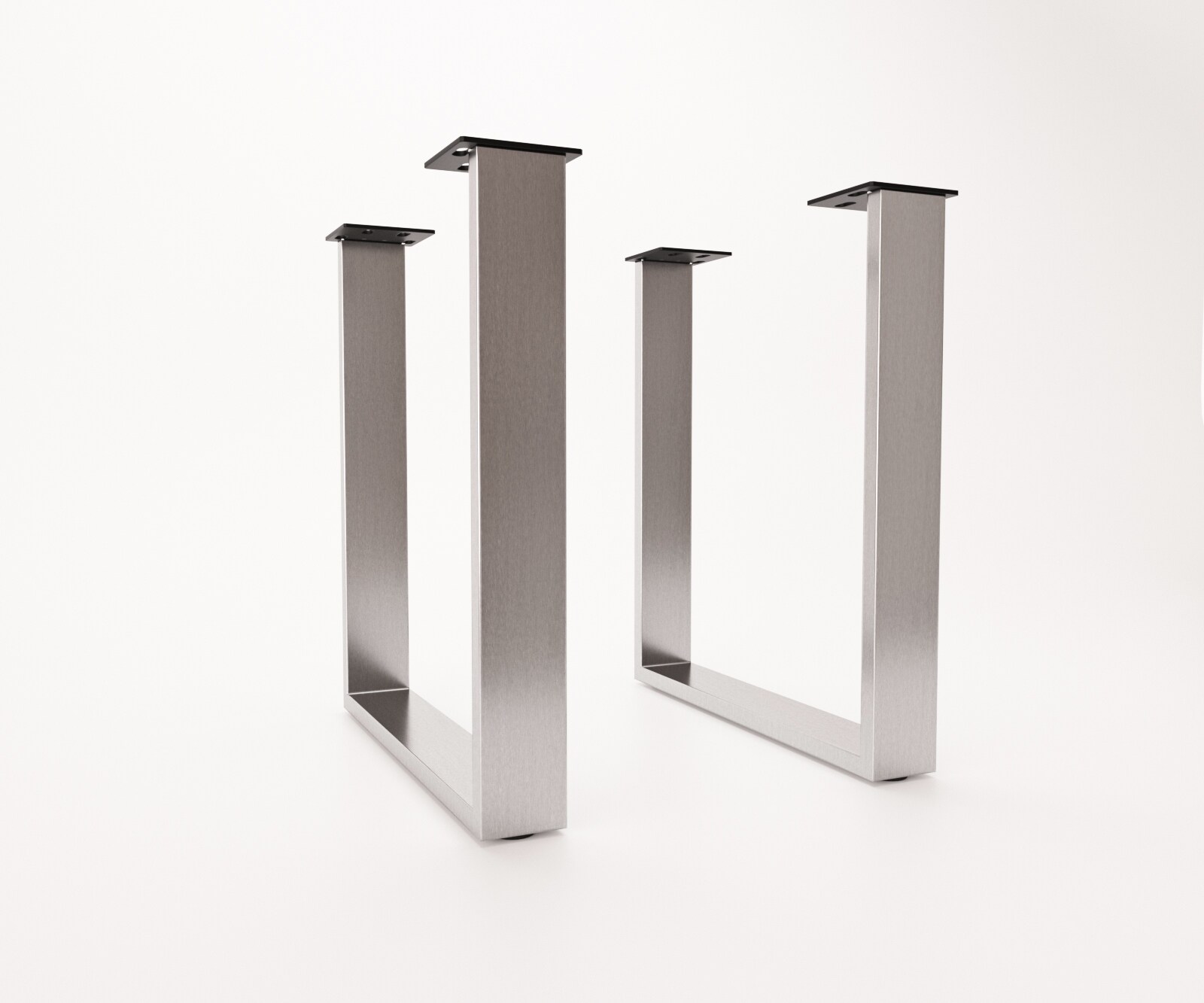 Cadre de table acier inoxydable large (set de 2) 3