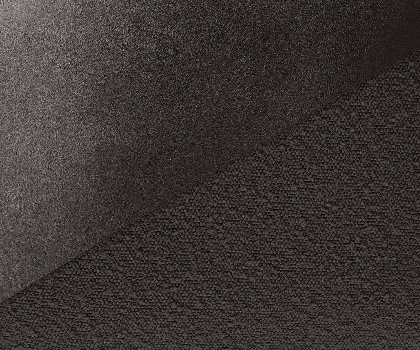 Drehstuhl Abelia-Flex mit Armlehnen Materialmix Schwarz Kreuzgestell breit Edelstahl 360° drehbar Wippfunktion 2