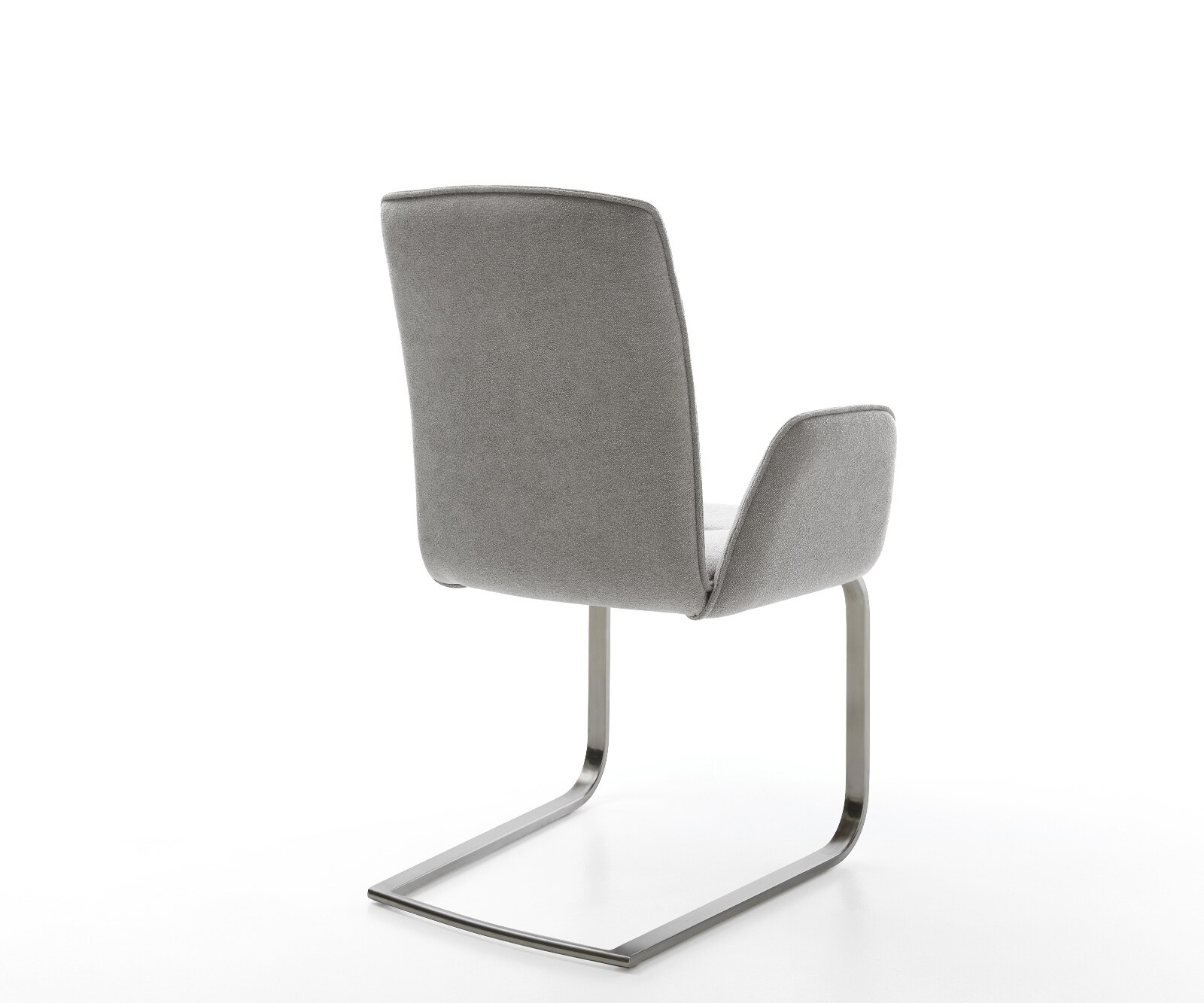 Cantilever Vinja-Flex tissu structuré doux gris pied cantilever plat grafiete 5