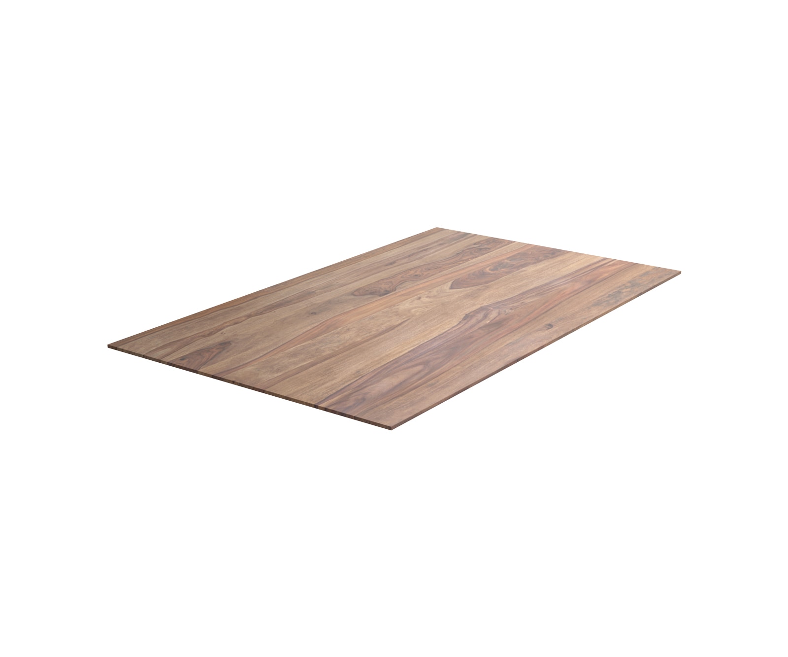 Esstischplatte Edge 140x90cm Sheesham Natur Schweizer Kante