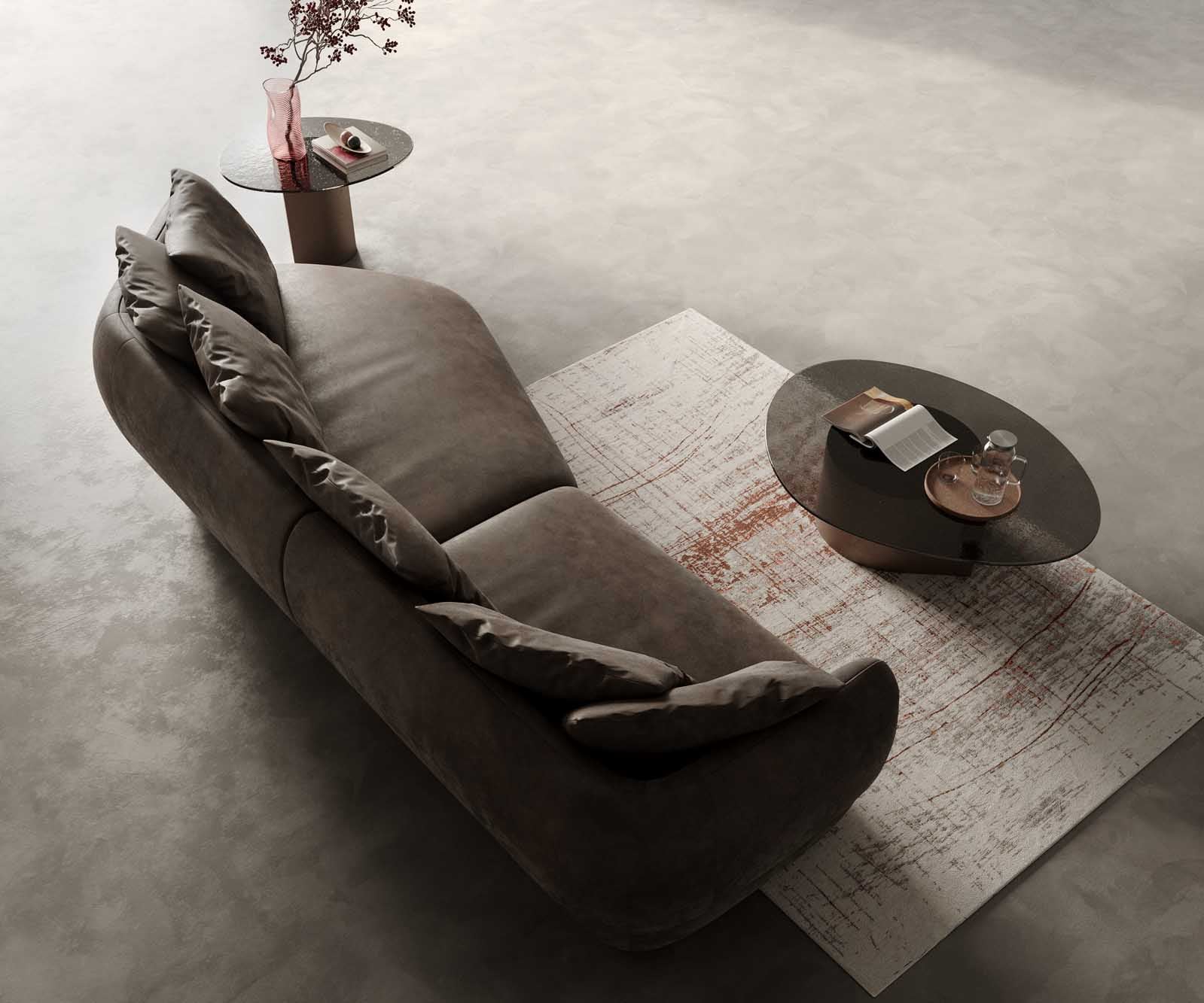 Sofa Roya 320x140 cm Mikrofaser Taupe Vintage 5 Sofa Roya 320x140 cm Mikrofaser Taupe Vintage 5