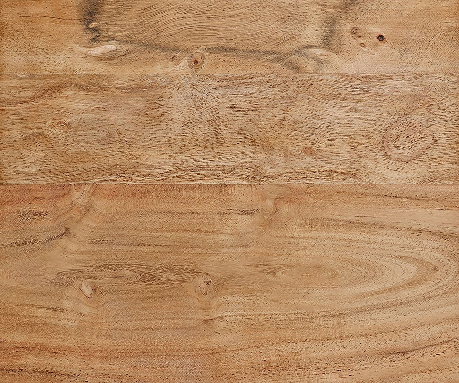 Table-à-manger Edge 160x90cm XL acacia nature acier inoxydable large Live-Edge 3