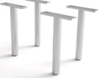Fuß Rund Edelstahl 20cm (4er Set) 3
