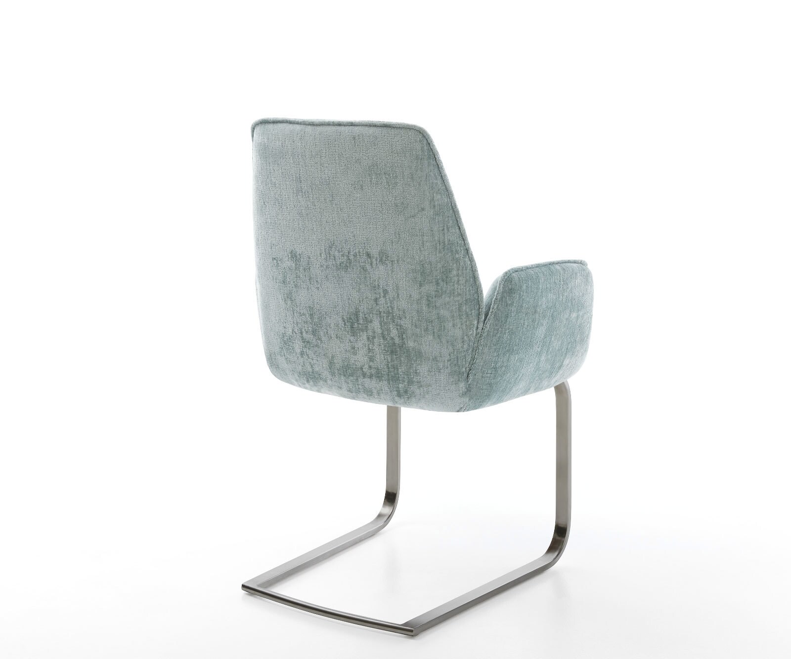 Cantilever Zoa-Flex chenille bleu pastel pied cantilever plat grafiete ressorts ensachés 4
