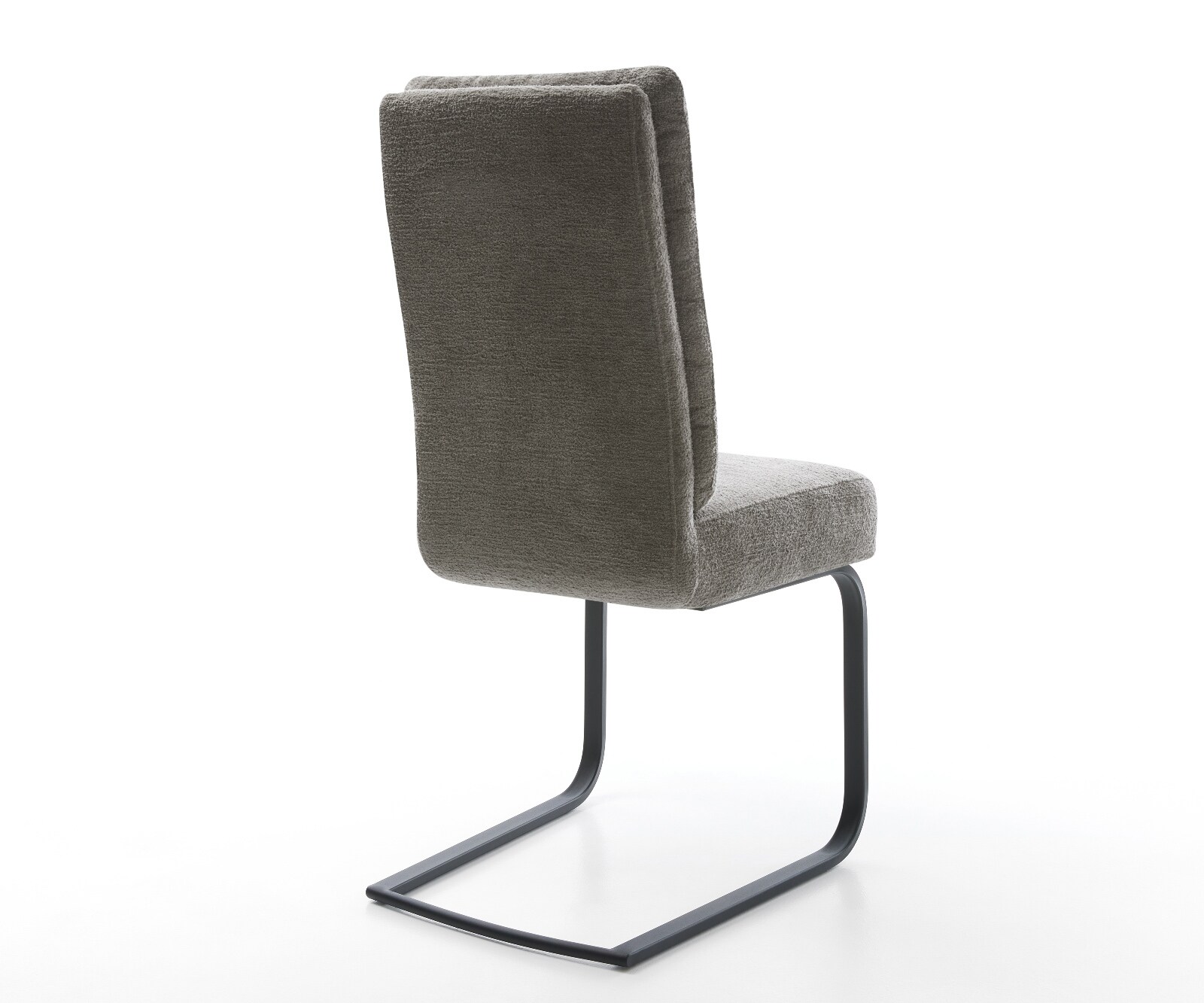 Freischwinger Pela-Flex Bouclé Soft Schlamm Freischwinger flach Schwarz Taschenfederkern 4