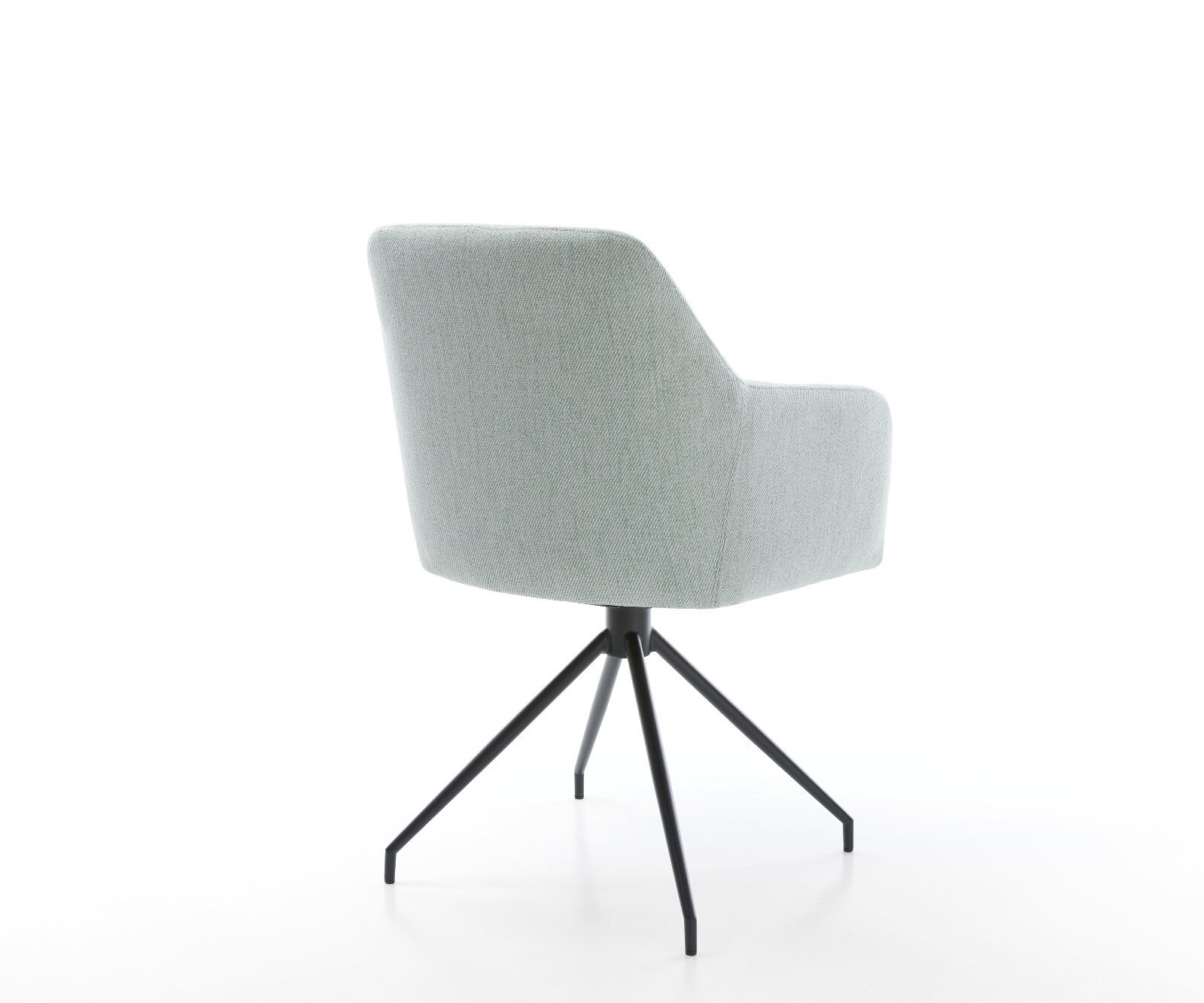 Esszimmerstuhl Greg-Flex Stripes Mint Kreuzgestell konisch Schwarz Taschenfederkern 4 Esszimmerstuhl Greg-Flex Stripes Mint Kreuzgestell konisch Schwarz Taschenfederkern 4