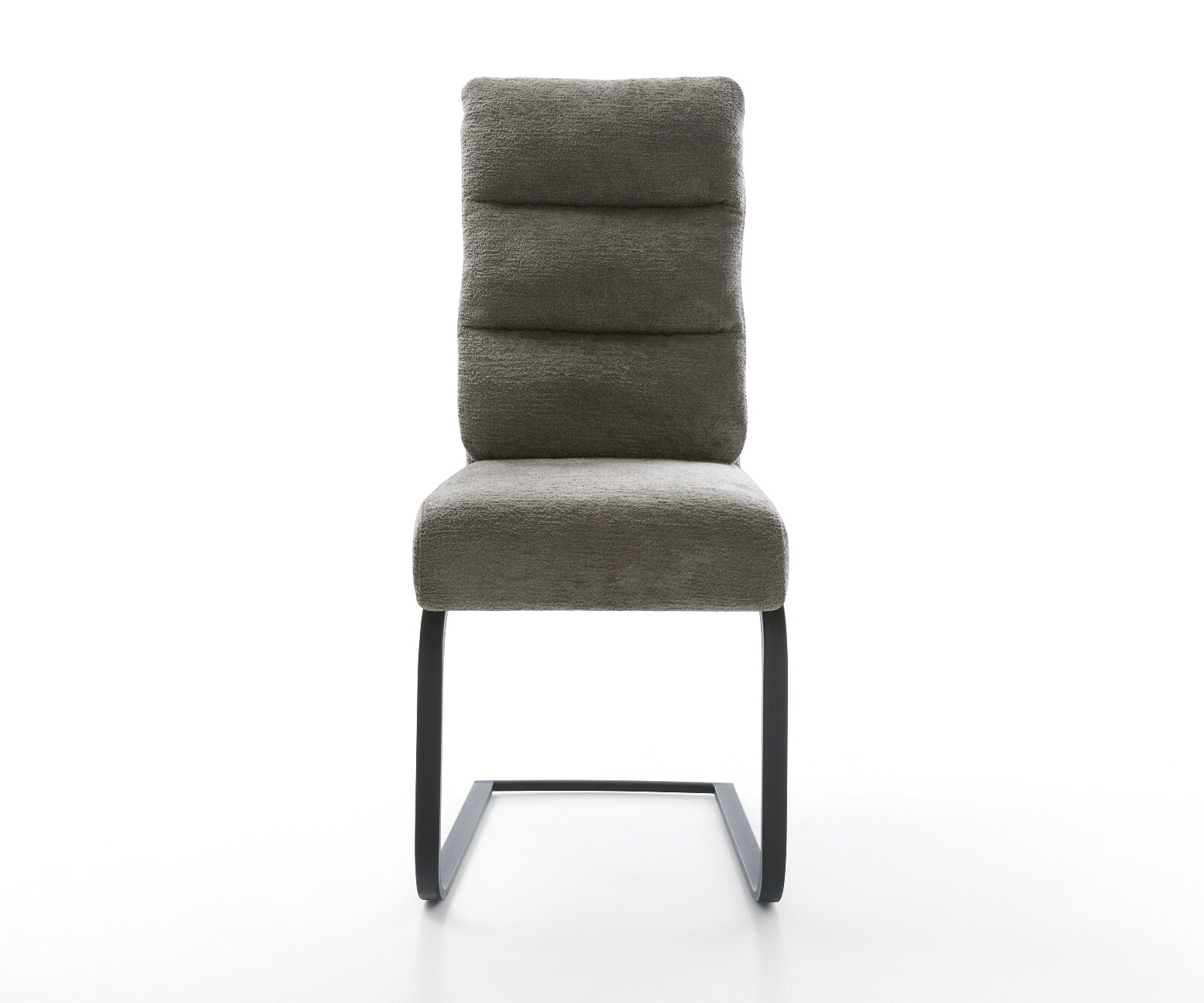 Freischwinger Pela-Flex Bouclé Soft Schlamm Freischwinger flach Schwarz Taschenfederkern 2