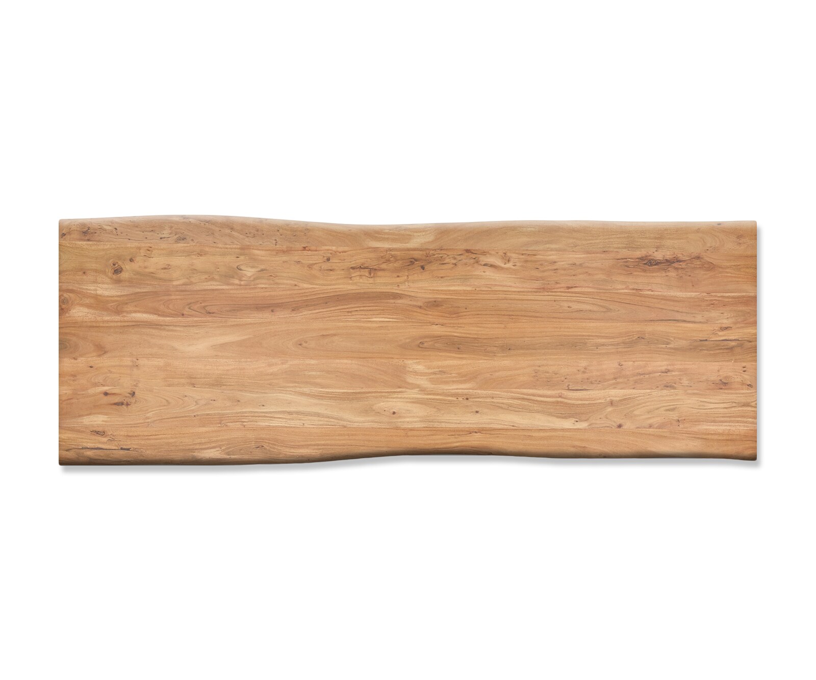 Esstisch Edge 280x100cm XL Akazie Natur Edelstahl breit Live-Edge 4