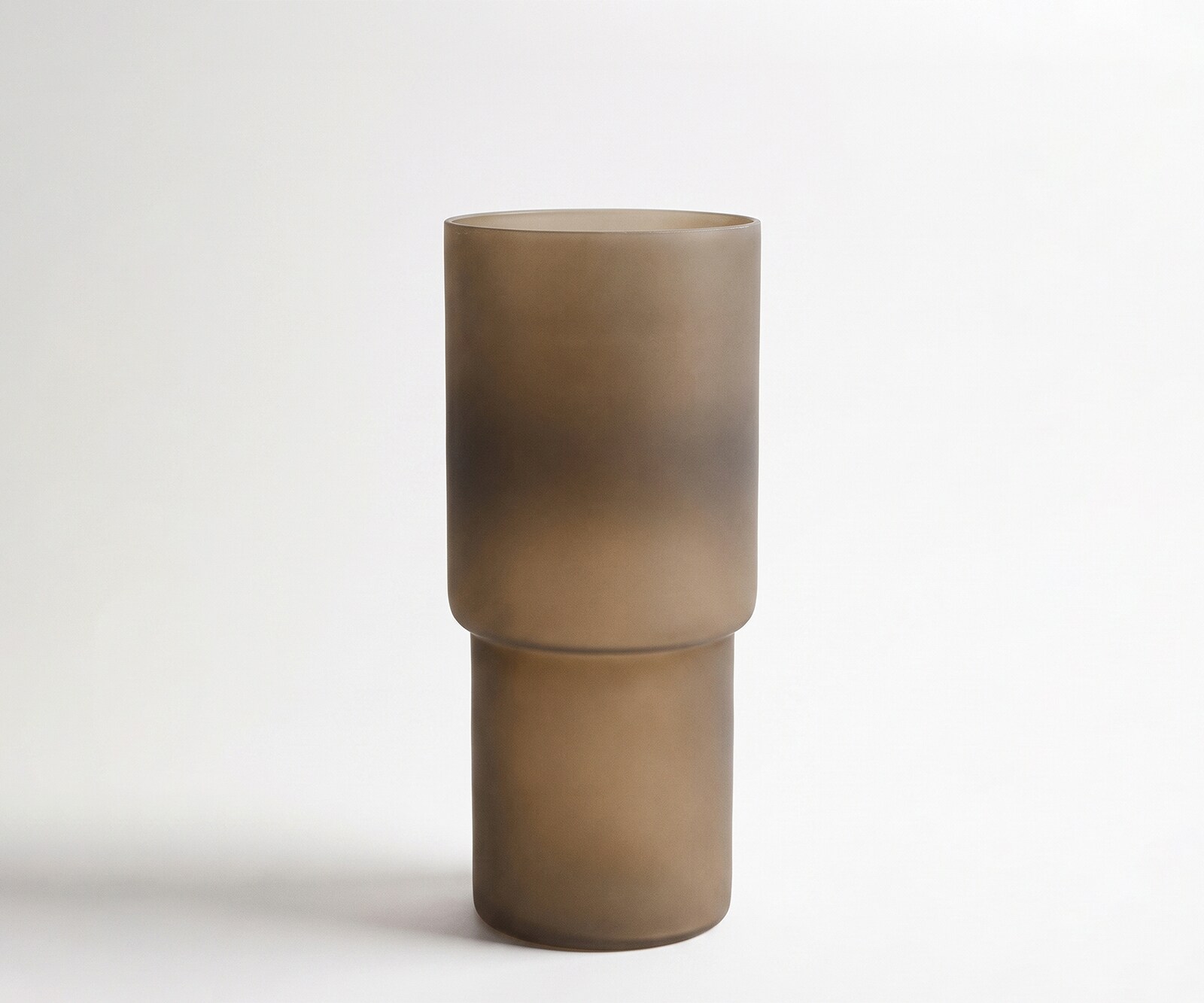 Vase Columna l18 x P18 x H40 cm Verre Aurum Soufflé à la bouche