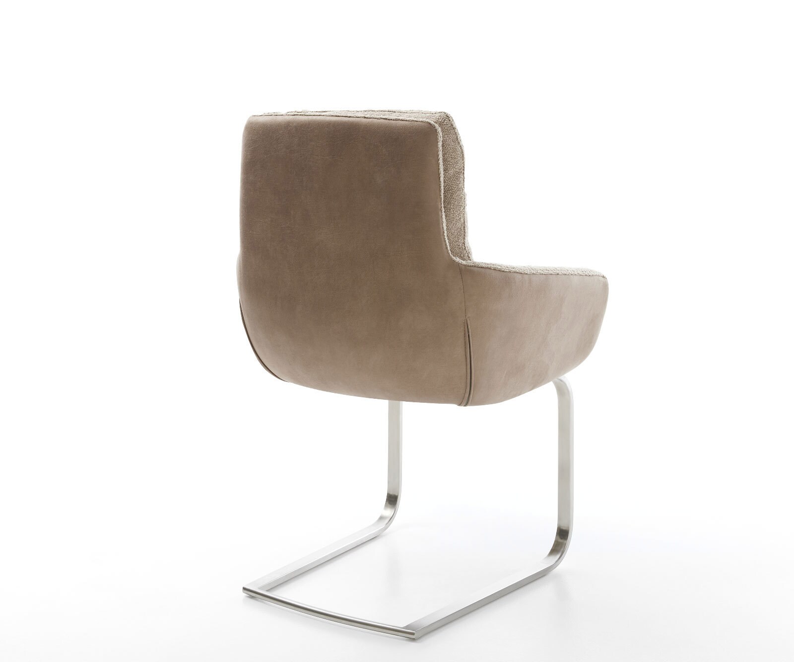 Freischwinger Abelia-Flex mit Armlehnen Materialmix Schlamm Freischwinger flach Edelstahl 5 Freischwinger Abelia-Flex mit Armlehnen Materialmix Schlamm Freischwinger flach Edelstahl 5