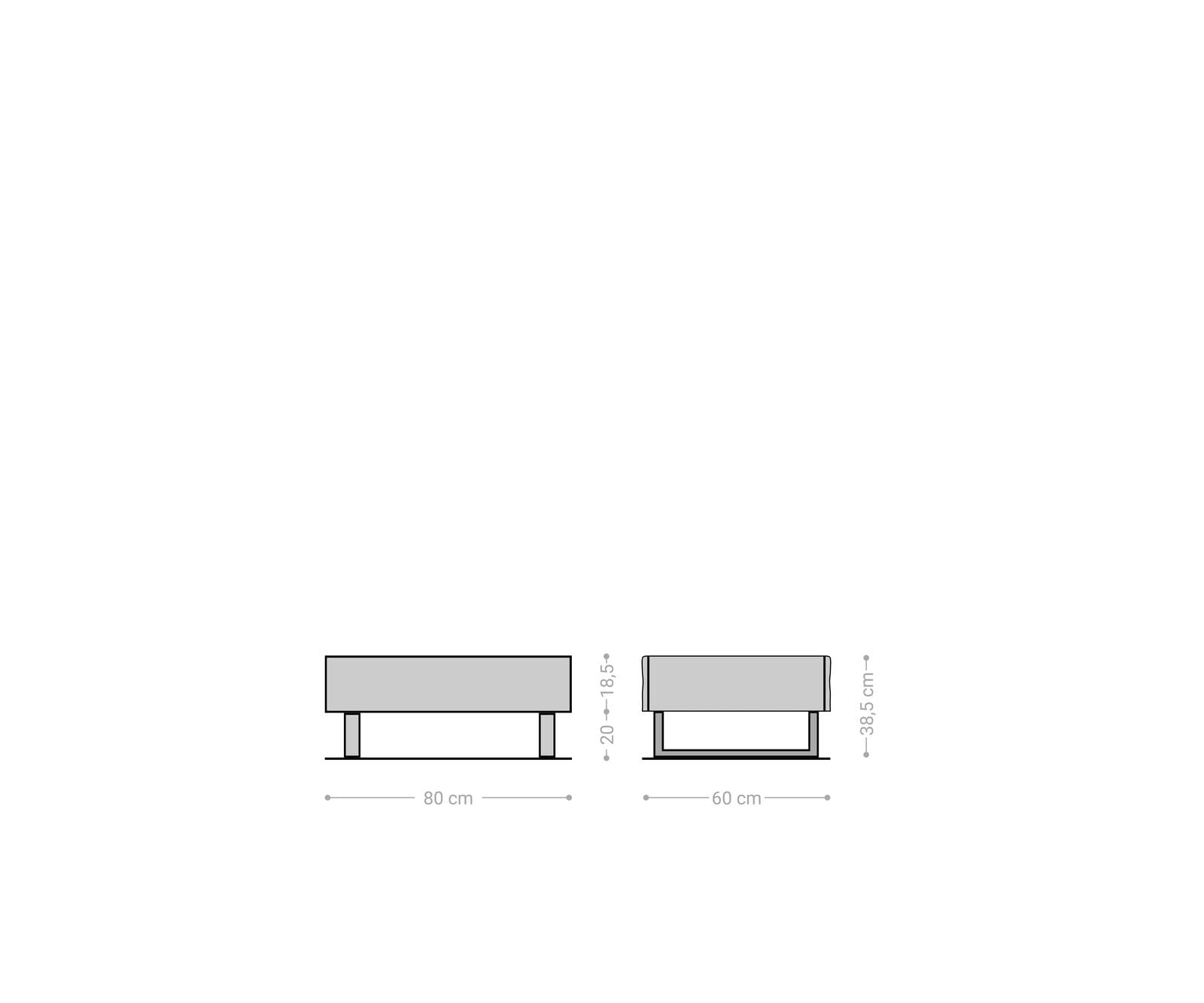 Table-basse New Live-Edge 80x60 cm acacia naturel 2 tiroirs patin inoxydable brossé 5 Table-basse New Live-Edge 80x60 cm acacia naturel 2 tiroirs patin inoxydable brossé 5