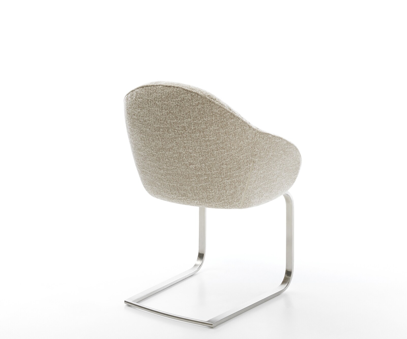 Freischwinger Gaio-Flex Webstoff Soft Beige Freischwinger flach Edelstahl 4