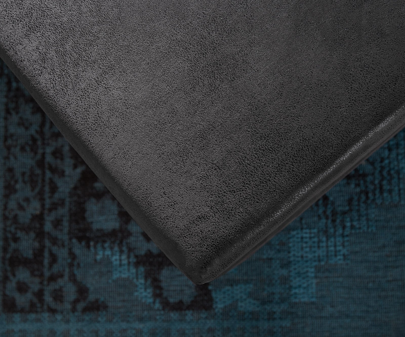 Tabouret Clovis anthracite L98 x P83 module gris micro velours 4 Tabouret Clovis anthracite L98 x P83 module gris micro velours 4
