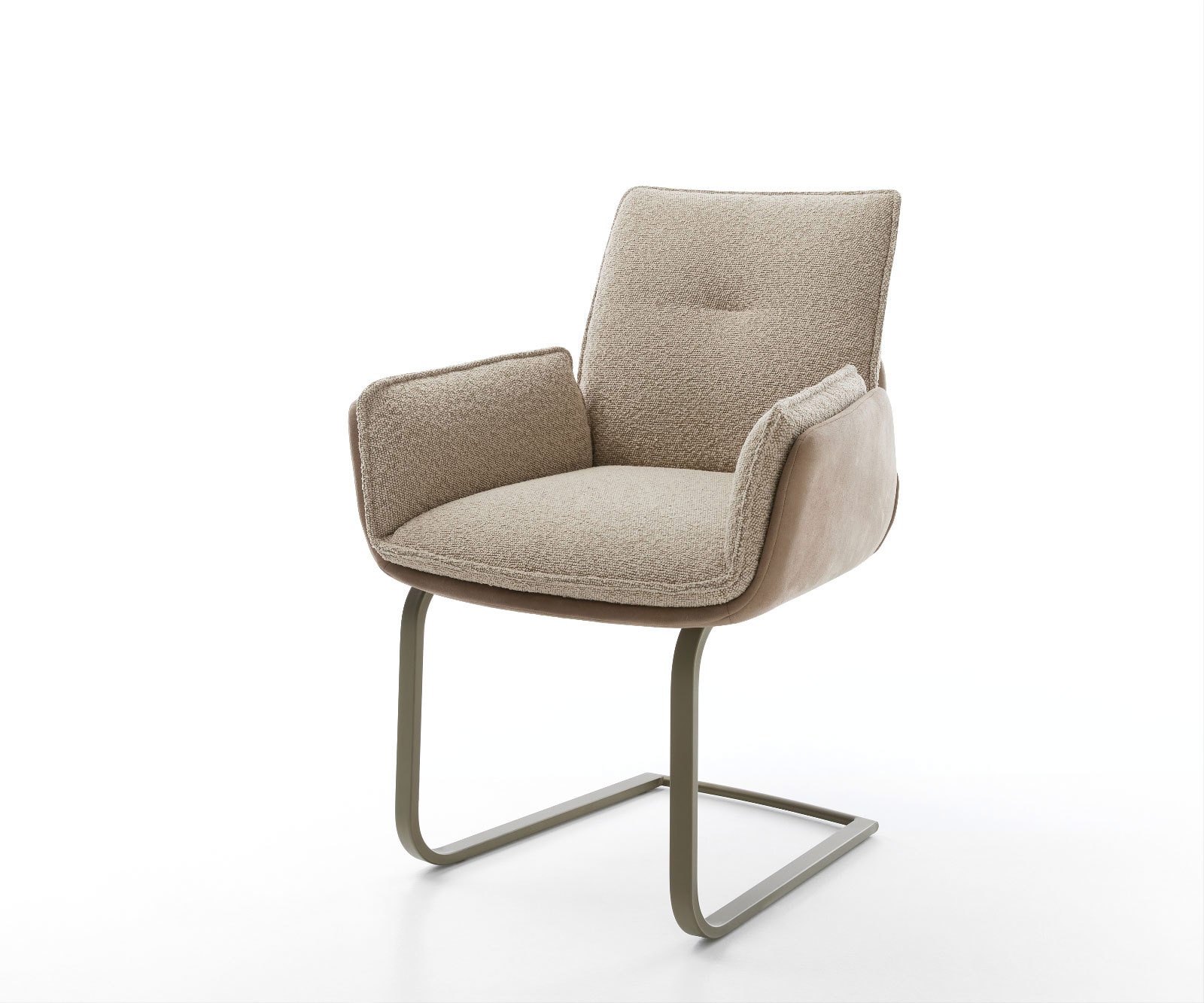 Freischwinger Nela-Flex Materialmix Schlamm Freischwinger flach Effektfinish Titan Freischwinger Nela-Flex Materialmix Schlamm Freischwinger flach Effektfinish Titan